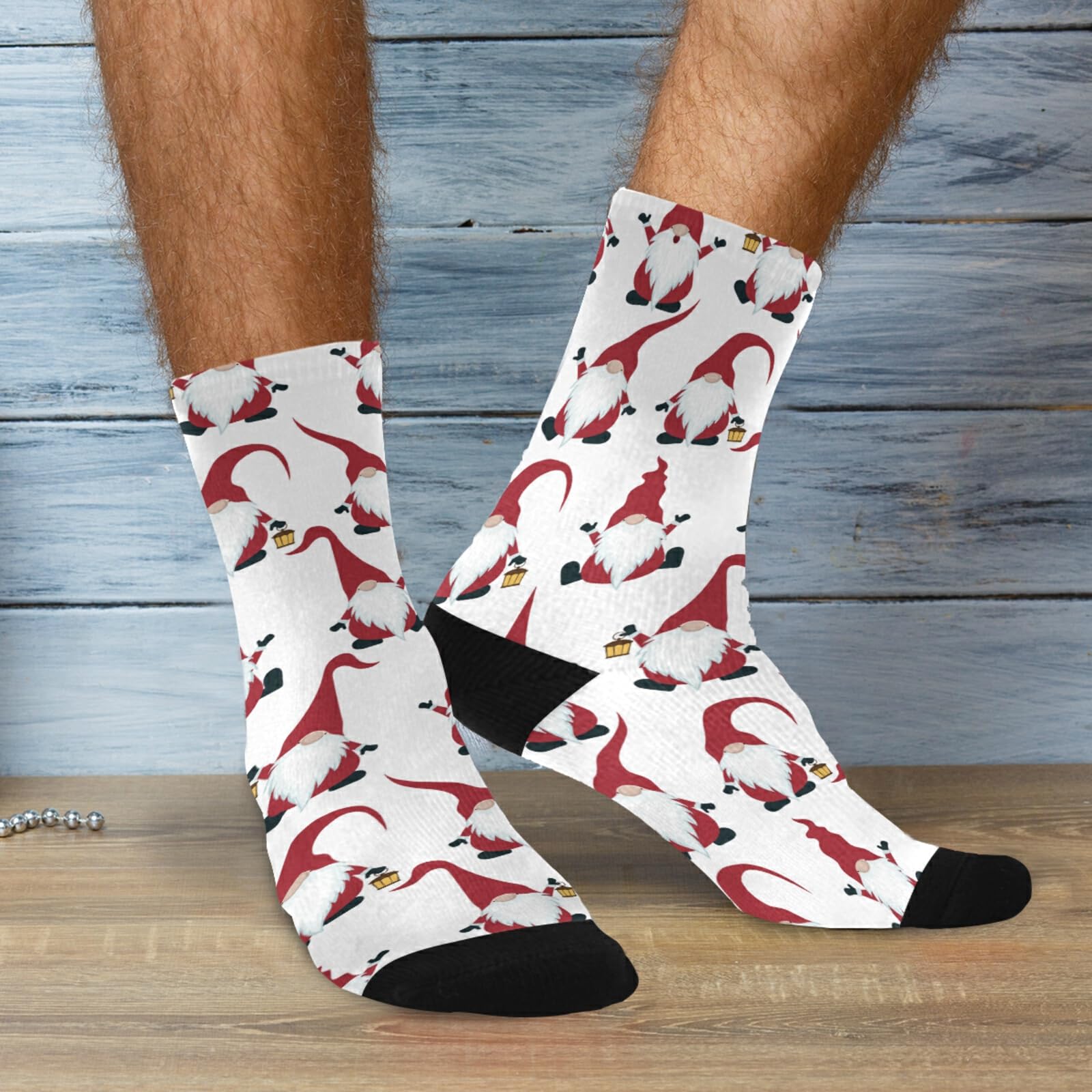 Senya Women's Casual Crew Socks - Soft Vintage Tiger & Leopard Animal Print Athletic Socks with Rose Flowers - Perfect for Running, Yoga & Everyday Wear