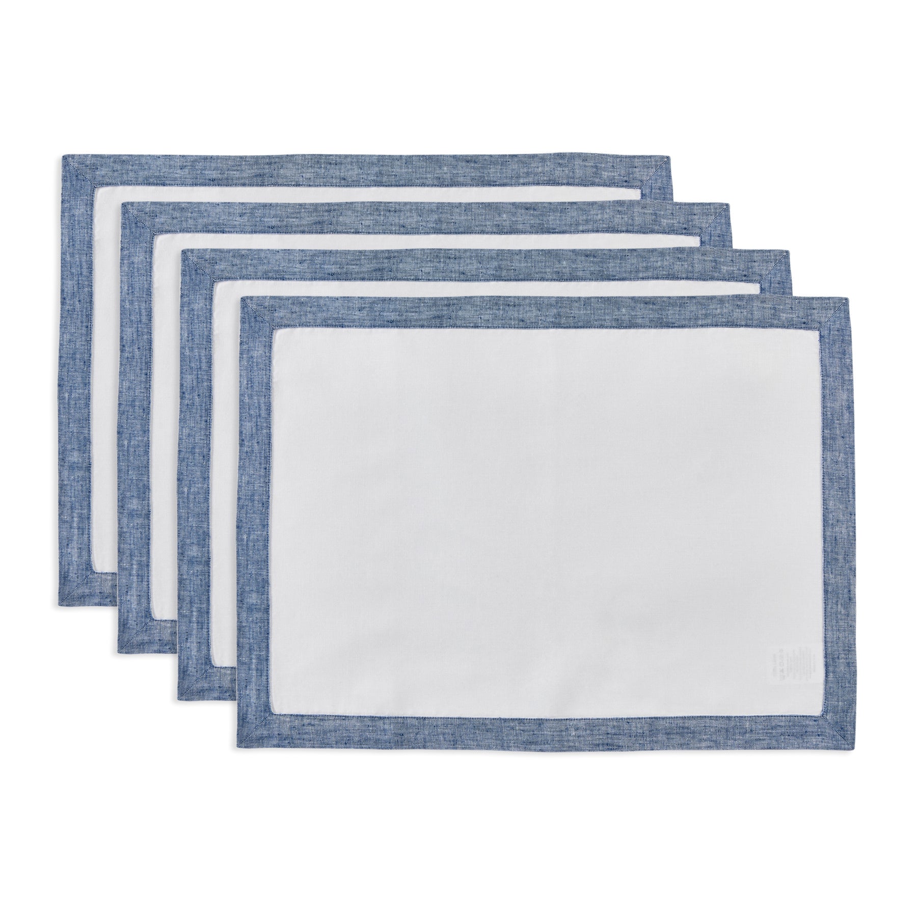Premium Classic Cotton Placemats Set of 4 - Elegant Table Decor for Dining Room, Kitchen & Holiday Gatherings