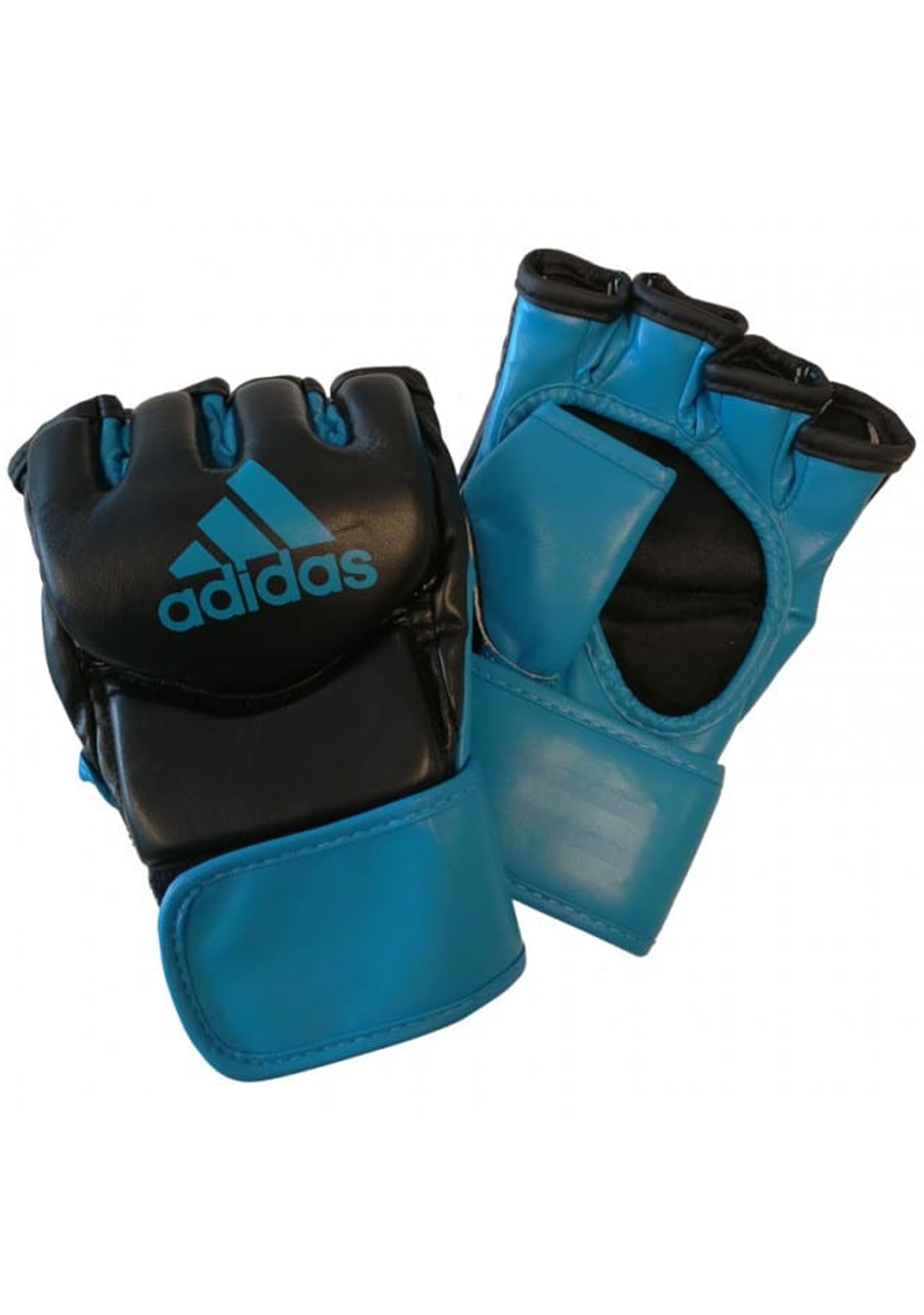 Adidas MMA Training Mitts for Sparring & Combat - Black & Blue Boxing Gloves for Men & Women - Perfect for MMA, Kickboxing, and Muay Thai Training
