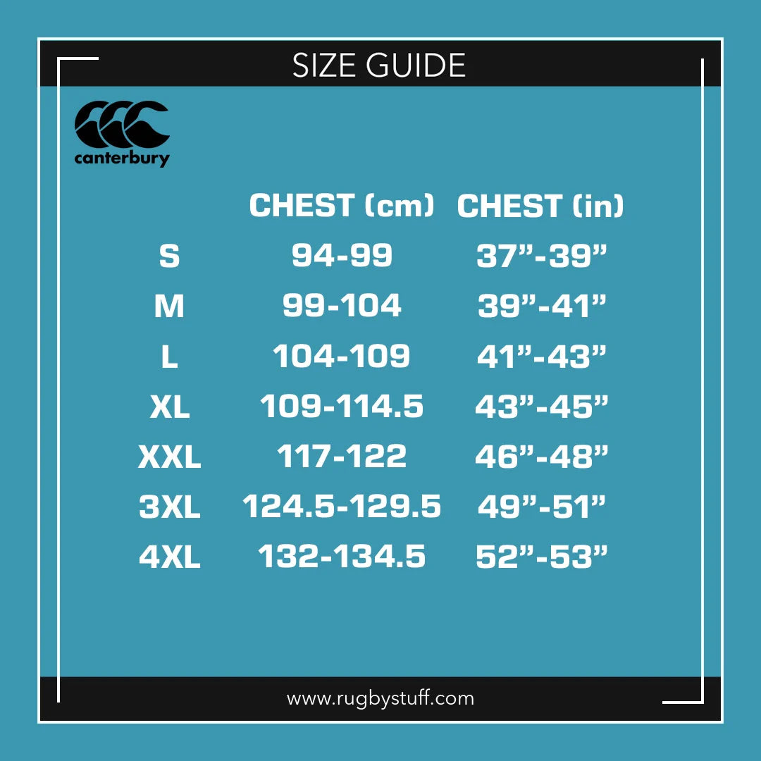 Canterbury Men's Club Vaposhield Rugby Training Contact Top - Breathable Performance Jersey for Rugby Practice & Matches - Ideal for Rugby Players & Sports Enthusiasts
