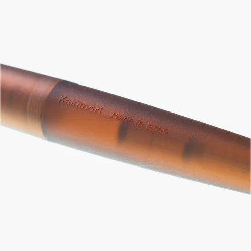 Kakimori Frost Fountain Pen - Amber M Fine Nib Calligraphy Pen for Writing, Journaling & Note Taking - Premium Handcrafted Pen for Professionals & Enthusiasts