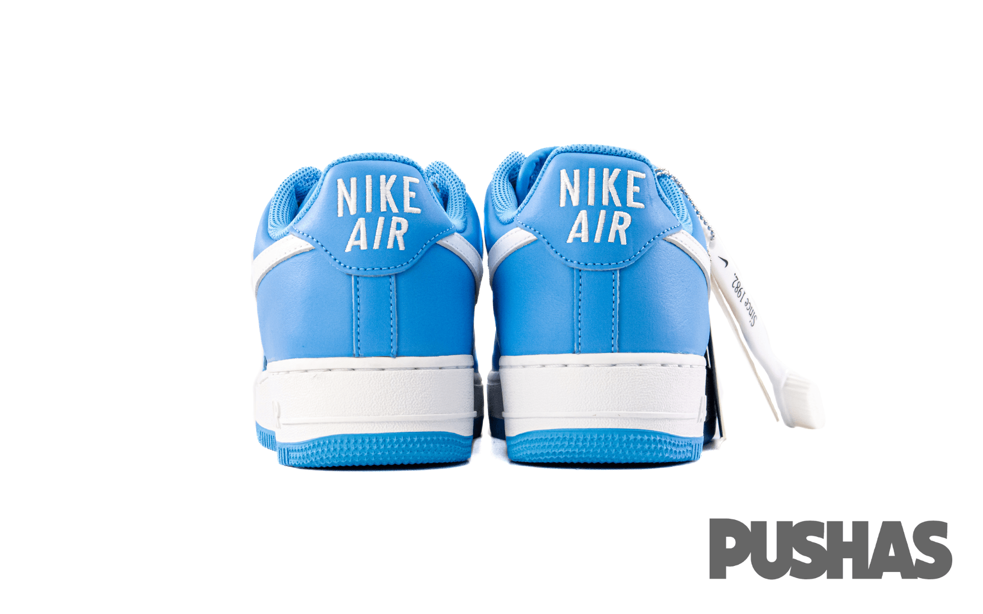Nike Air Force 1 Low '07 Retro Sneakers - University Blue Color of the Month (2022) | Men's Basketball Shoes for Casual Wear & Street Style Fashion