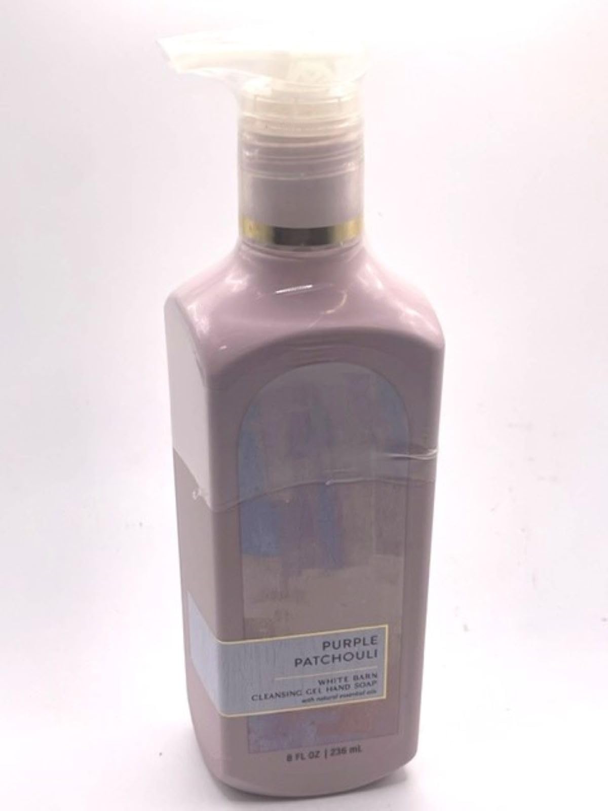 Purple Patchouli Gentle Hand Soap - 8 Ounce Full Size | Natural Moisturizing Liquid Soap for Dry Skin | Perfect for Bathroom, Kitchen & Office Use