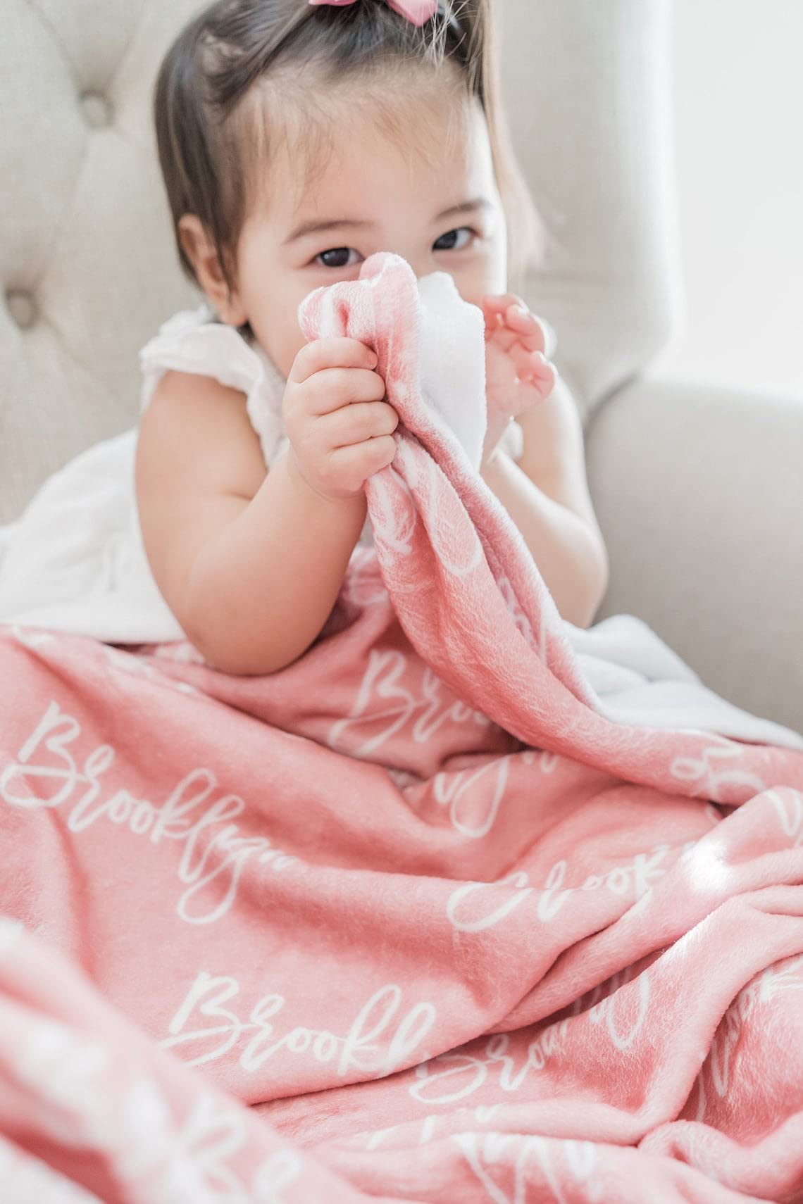 Personalized Baby Blankets with Name - Custom Newborn Gifts for Boys & Girls | Soft Baby Blanket for Birthdays, Christenings & Nursery Decor | Unique Baby Shower Gift for New Parents