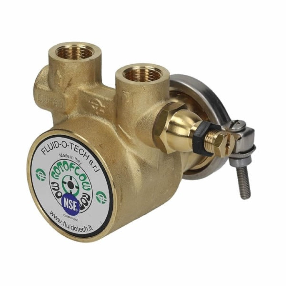 Fluid O Tech Rotoflow Rotary Vane Water Pump 200L/h - High Efficiency Water Transfer for Aquariums, Hydroponics & Industrial Applications