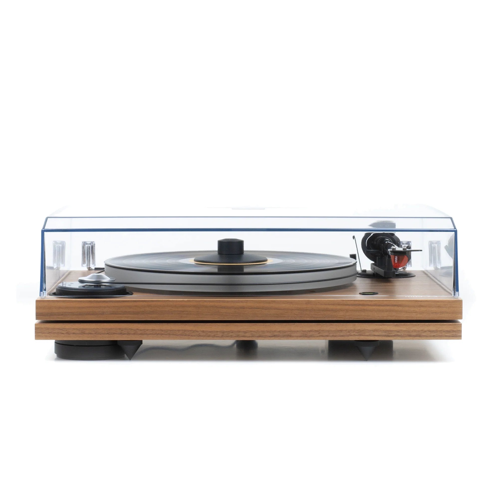 Music Hall MMF 7.3 SE Walnut Wood Turntable - High Fidelity Vinyl Record Player with Belt Drive for Audiophiles & Home Entertainment Systems