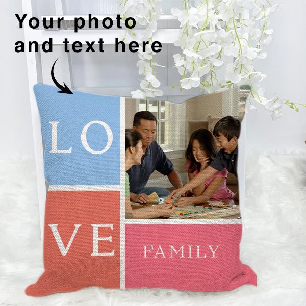 Personalized Custom Cushion with Your Own Design - Perfect for Home Decor, Gifts & Sofa Comfort