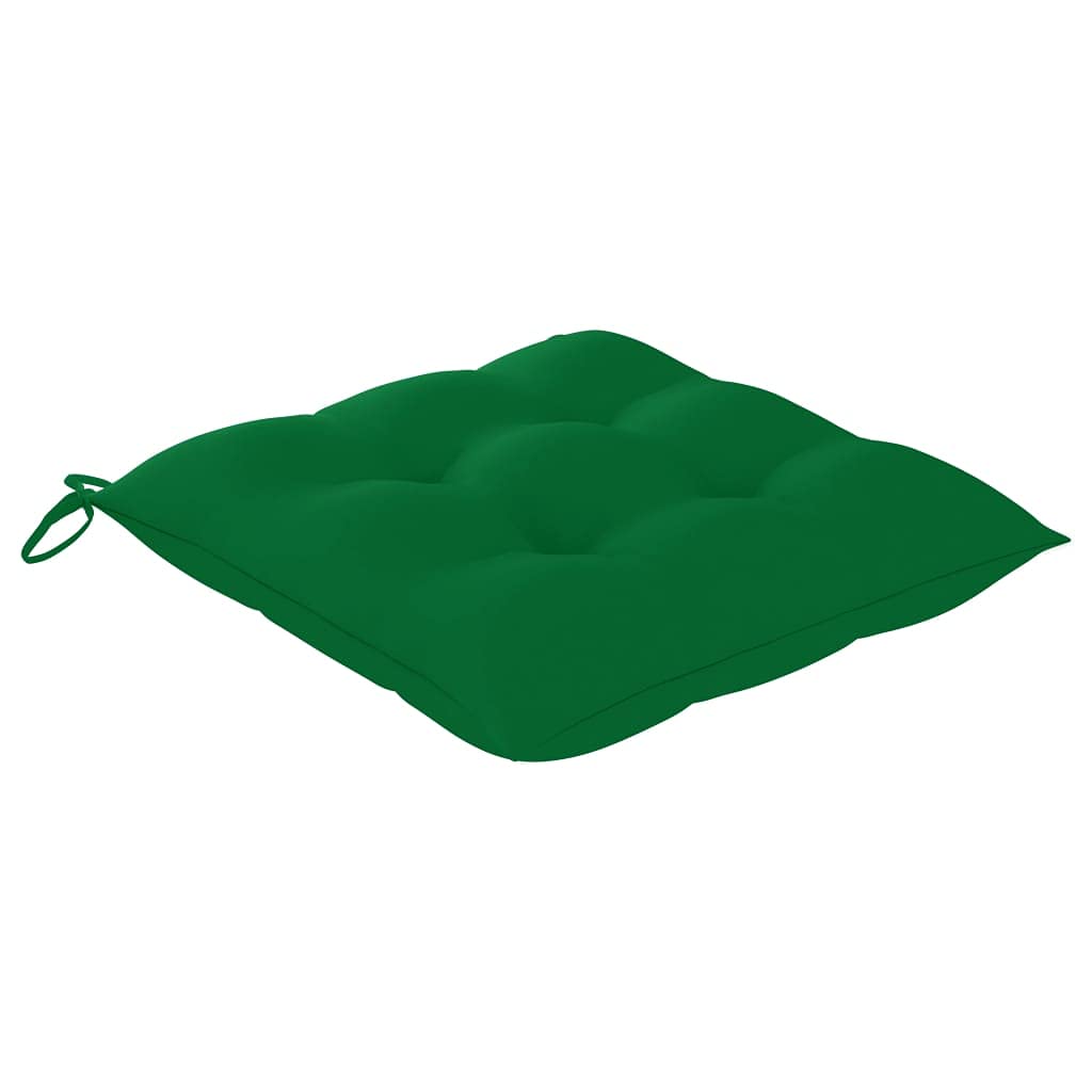 Premium 6-Pack Green Seat Cushions (19.7