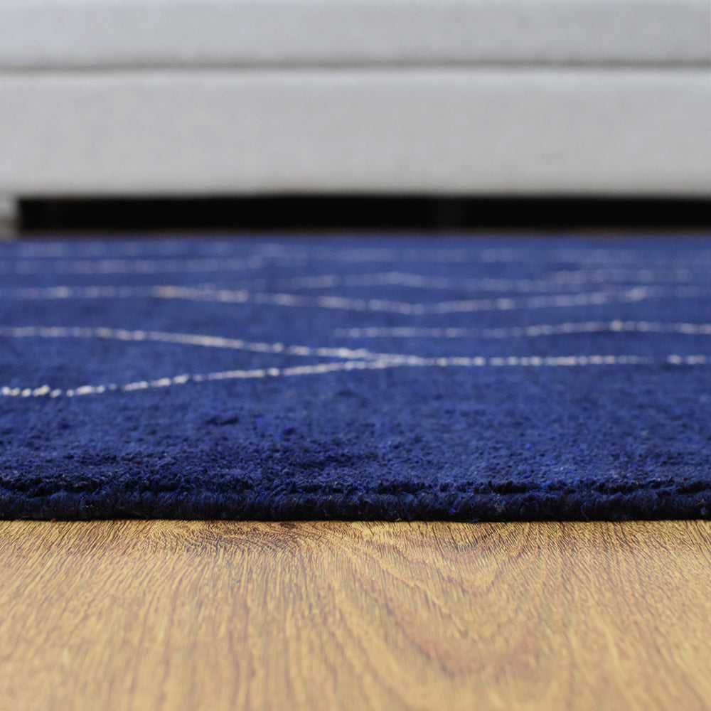 Handmade Euphoria Hand Knotted Rug - Premium Wool Area Rug for Living Room, Bedroom & Dining Room - Boho Chic Home Decor