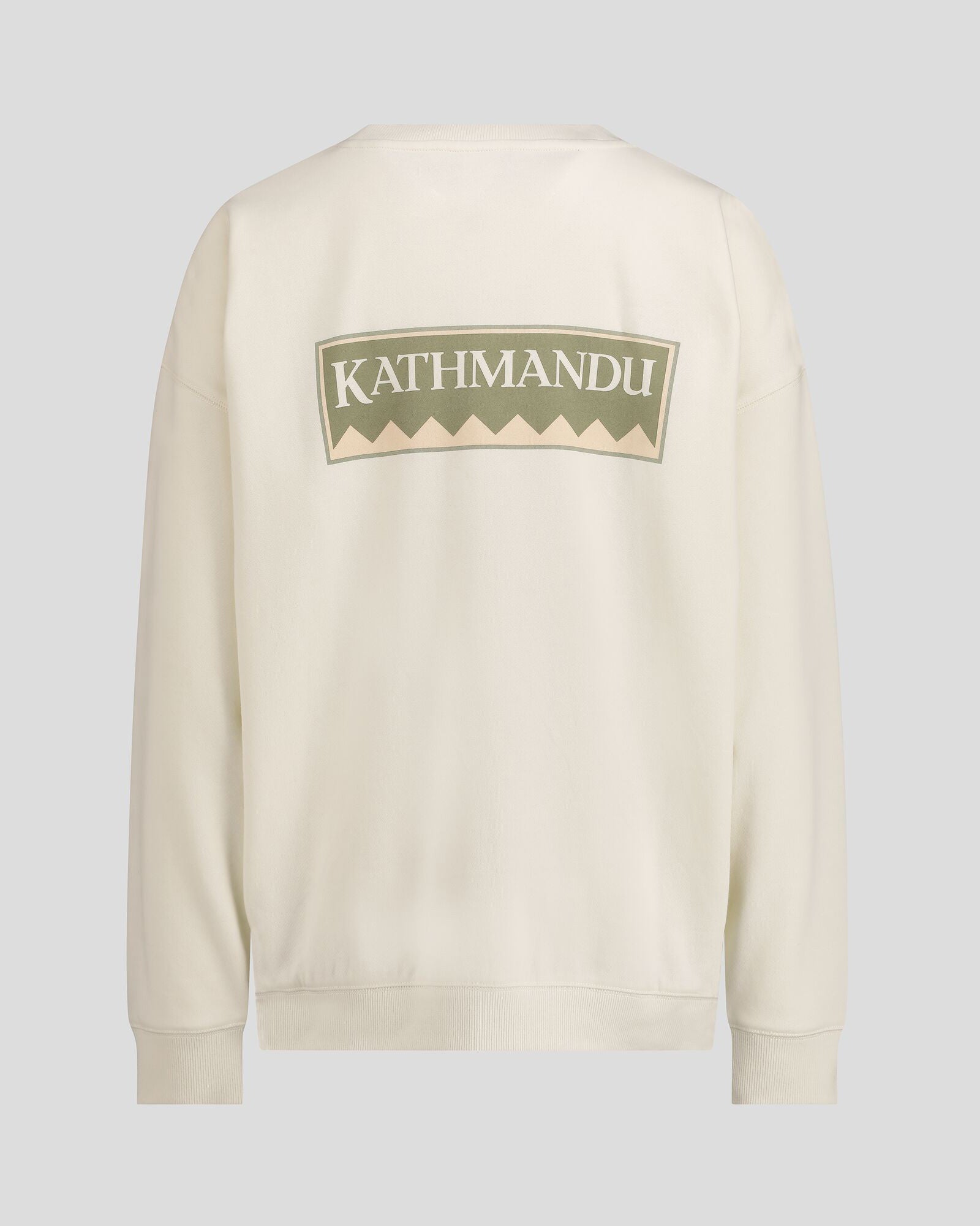 Heritage Logo Slouchy Lightweight BB Crew Sweatshirt for Women - Natural Cotton Pullover | Casual Loungewear & Street Style Outfit