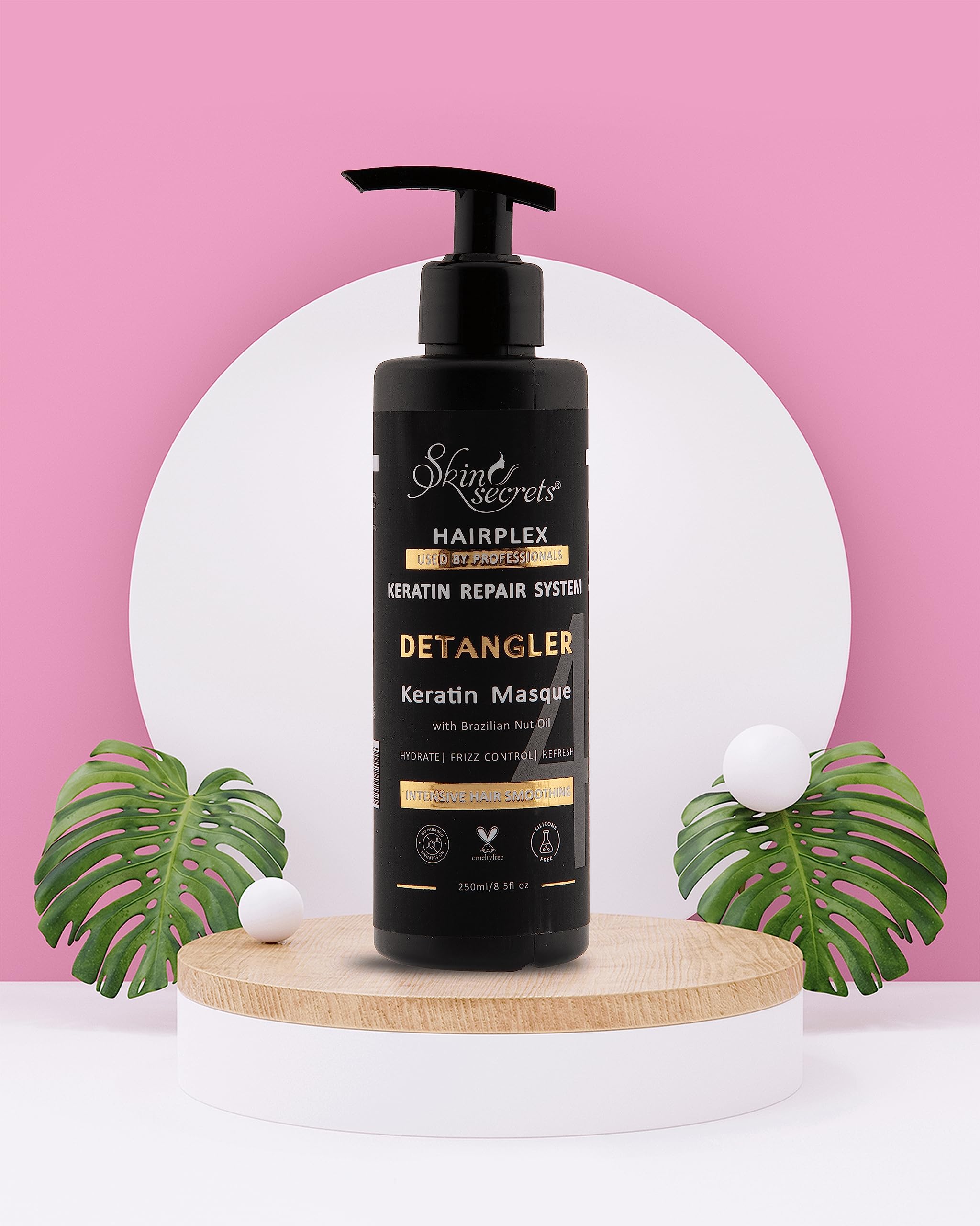 Skin Secrets Ultra Nourishing Post Keratin Shampoo & Conditioner Set (250ml + 250ml) - Paraben, Sulfate & Mineral Oil Free - Repair & Hydrate Chemically Treated Hair for Salon-Quality Results at Home