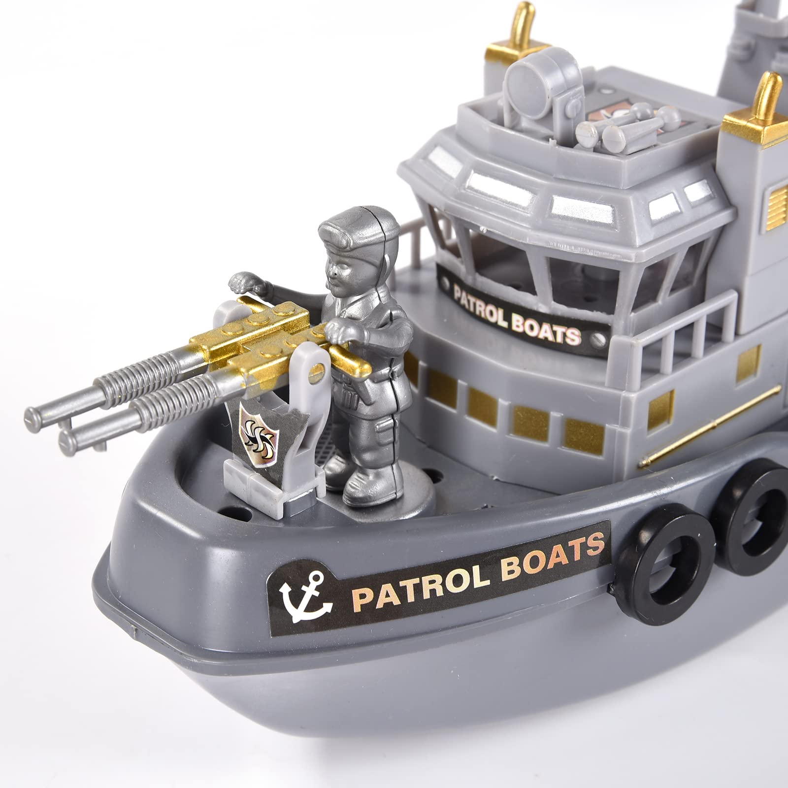 Pool Warship Toy Boat - Kids Bath Toys, Aircraft Carrier Battleship for Bathtub & Pool Play | Fun Water Play Gift for Boys & Girls | Perfect for Indoor & Outdoor Water Games