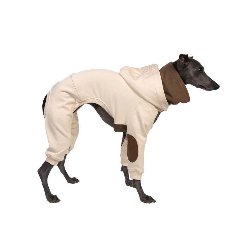 Cozy Taupe Hooded Onesie for Women & Men - Soft Fleece Loungewear for Winter, Sleepwear & Relaxing at Home
