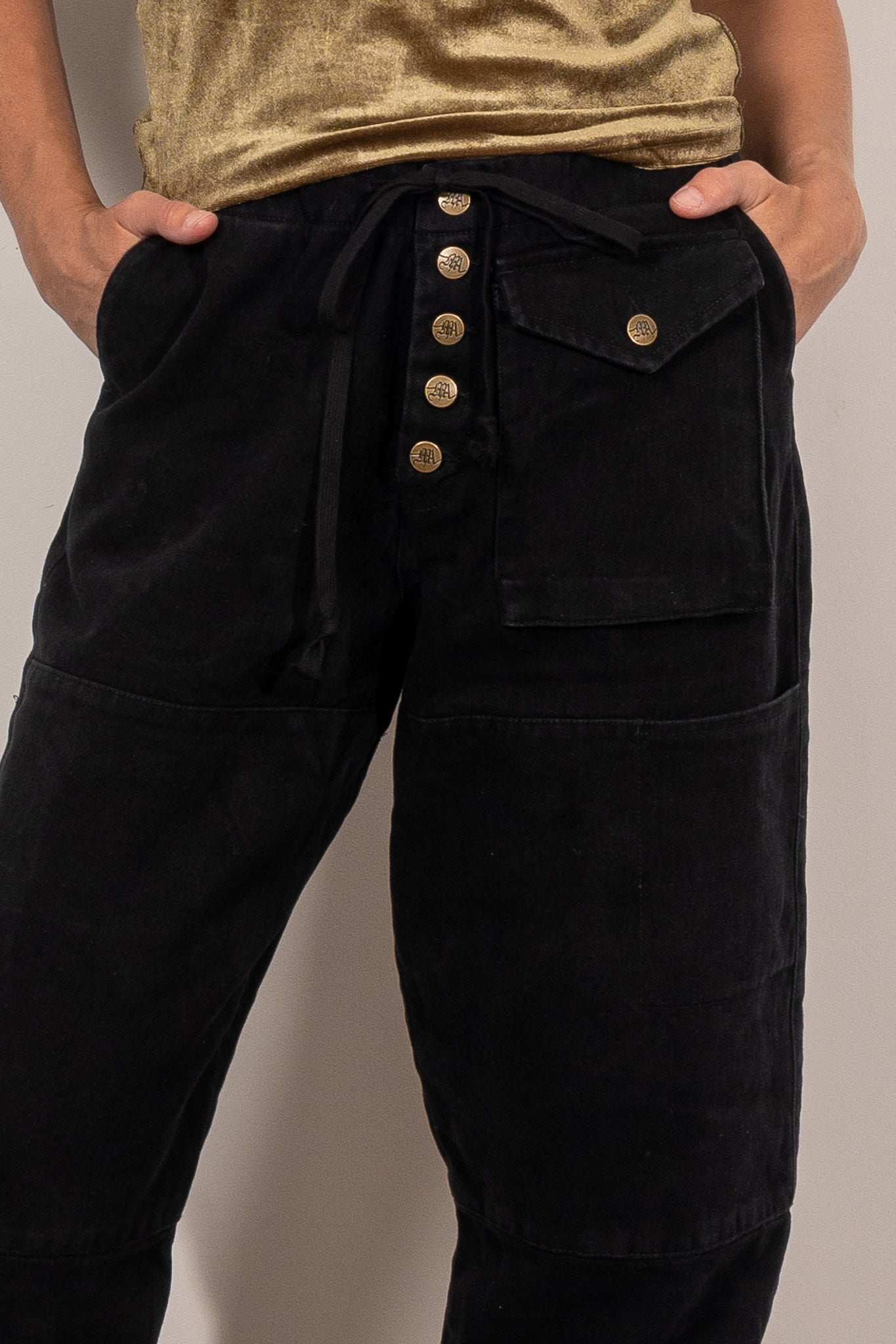 M.A. Dainty Trucker Pant - Women's High Waisted Denim Jeans for Casual & Work Wear | Perfect for Everyday Outfits, Office Style & Weekend Looks