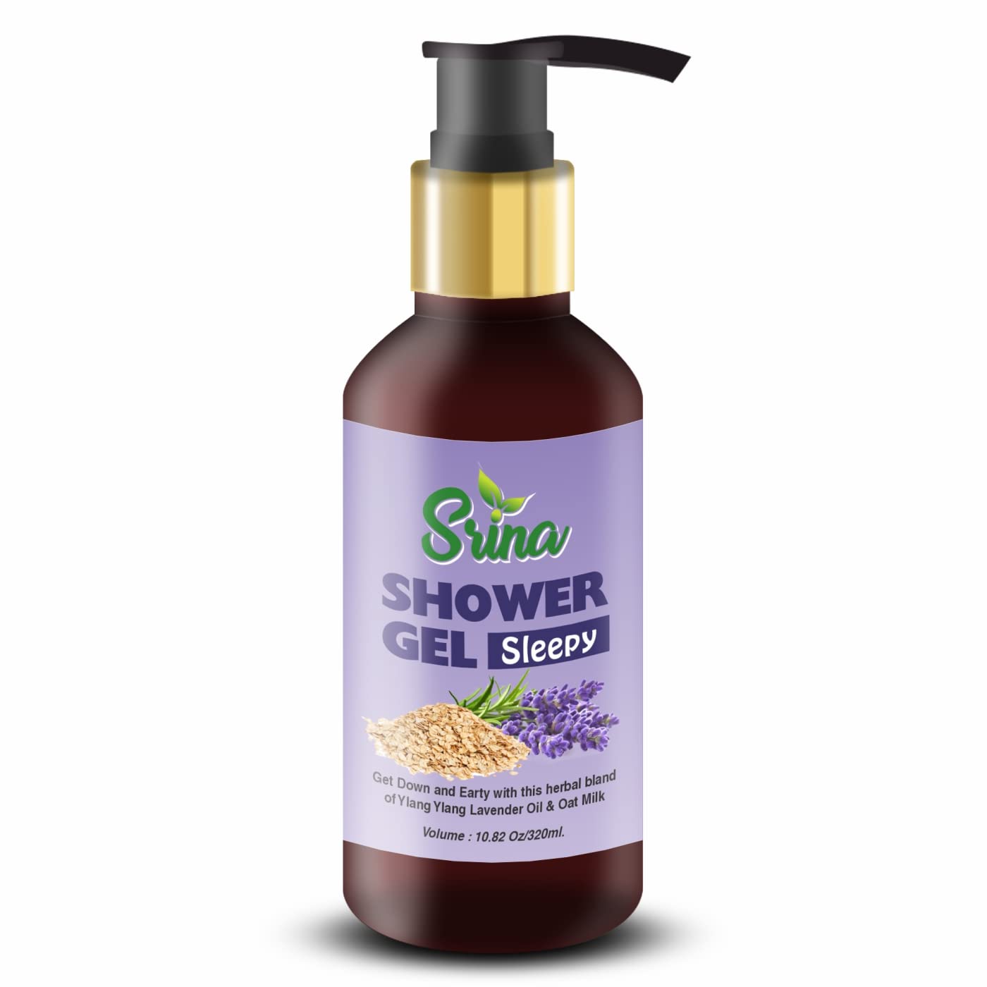 Relaxing Lavender Aromatherapy Body Wash Gel for Stress Relief & Better Sleep - Perfect for Nighttime Showers & Baths