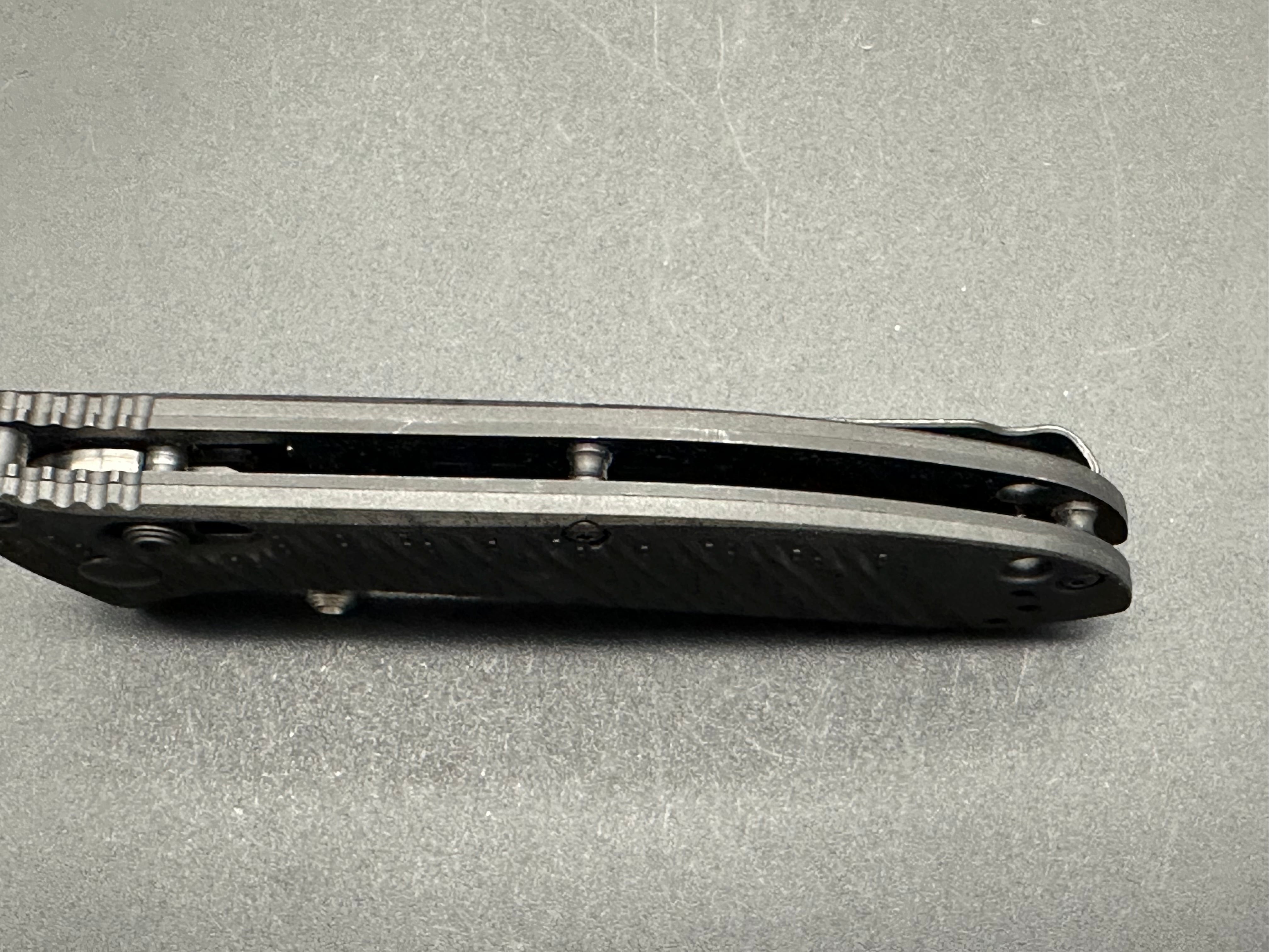 Benchmade Mini Presidio II CF-Elite Folding Knife - Premium EDC Pocket Knife for Outdoor, Camping, Hiking & Everyday Carry