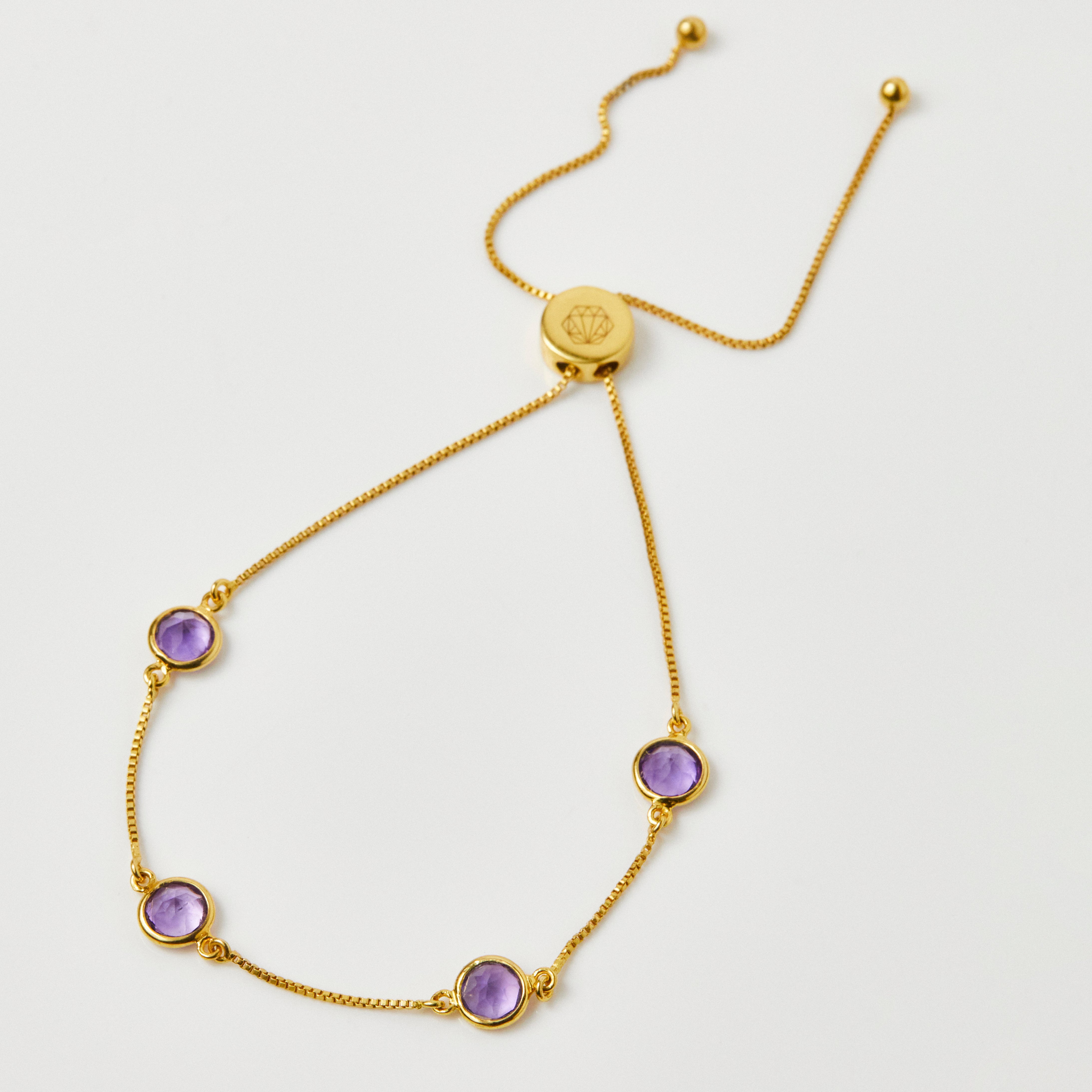 Elegant Semi-Precious Birthstone Bracelet | Personalized Zodiac Jewelry Gift for Women | Perfect for Birthdays, Anniversaries & Special Occasions