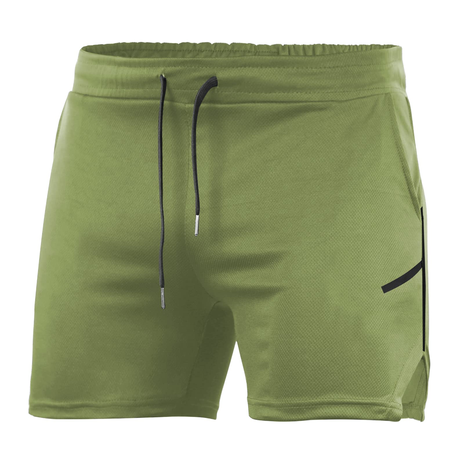CEHT Men's Workout Running Shorts - Lightweight Athletic Gym Shorts with Zipper Pockets for Jogging, Training & Fitness | Breathable Quick-Dry Sports Shorts for Men