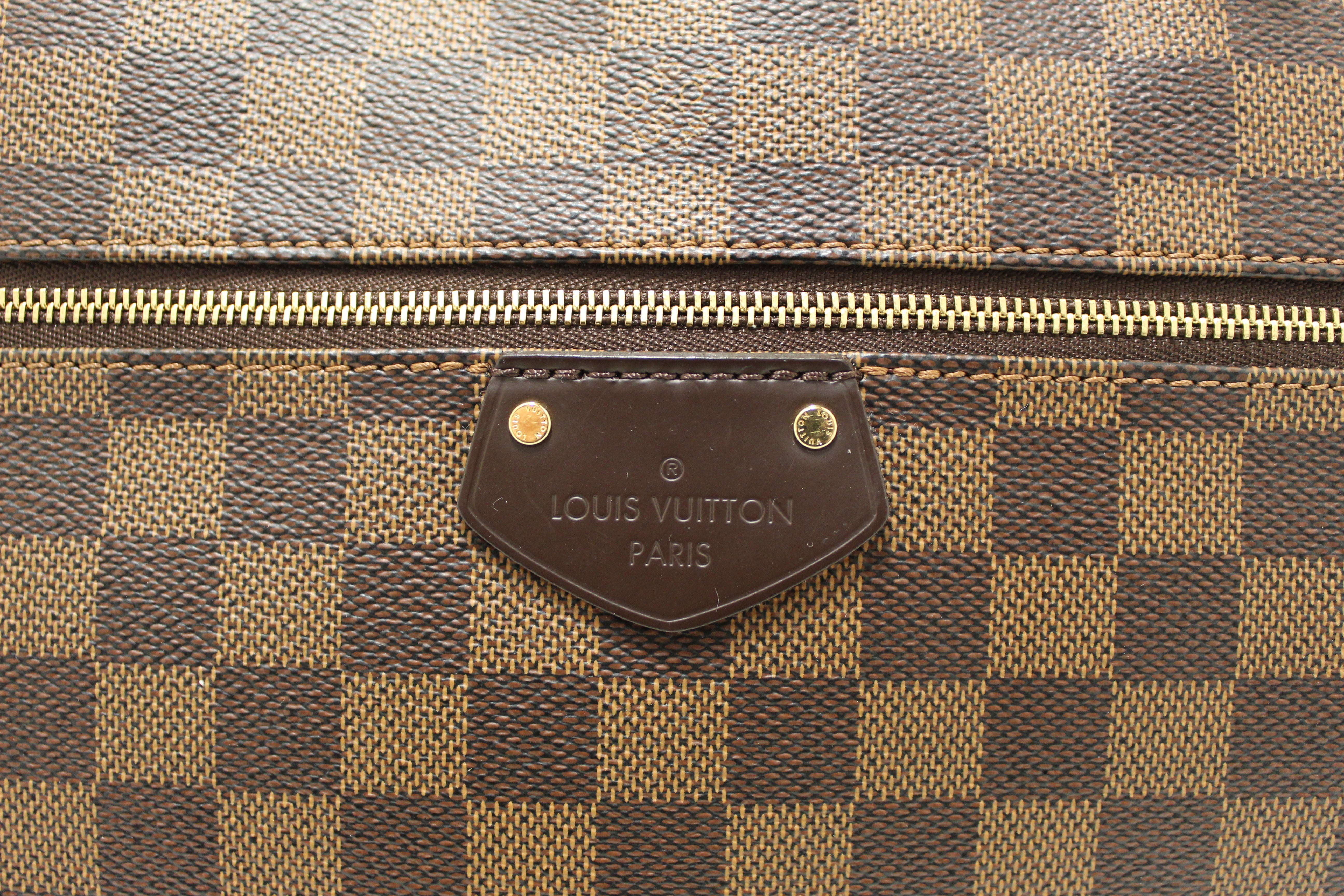 Authentic Louis Vuitton Damier Ebene Iena MM Shoulder Tote Bag - Luxury Designer Handbag for Women, Perfect for Work, Travel & Everyday Use