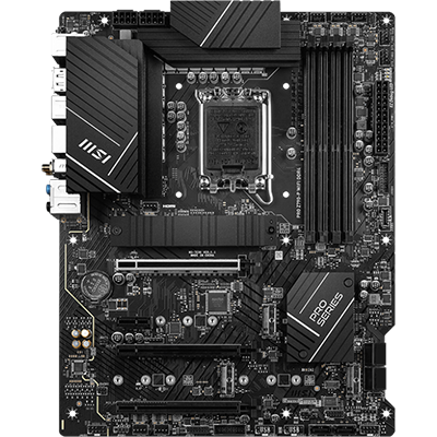 MSI PRO Z790-P WIFI DDR4 ATX Motherboard - Intel LGA 1700 Socket, PCIe 5.0, Dual M.2 Slots, 2.5G LAN | Perfect for Gaming PC Builds & High-Performance Workstations