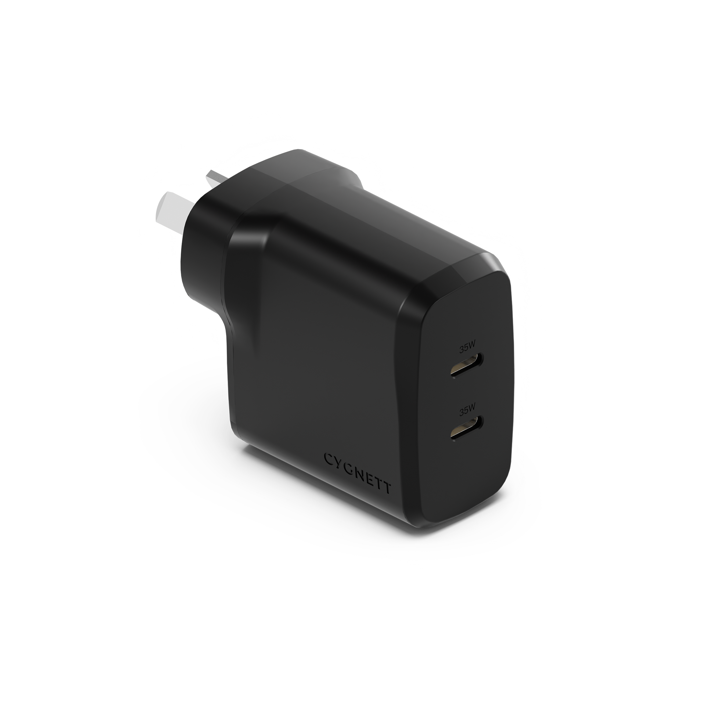 35W Dual Port USB C Wall Charger Fast Charging Block for iPhone 15/14/13, Samsung Galaxy, iPad - Compact Travel Adapter for Home, Office & Car
