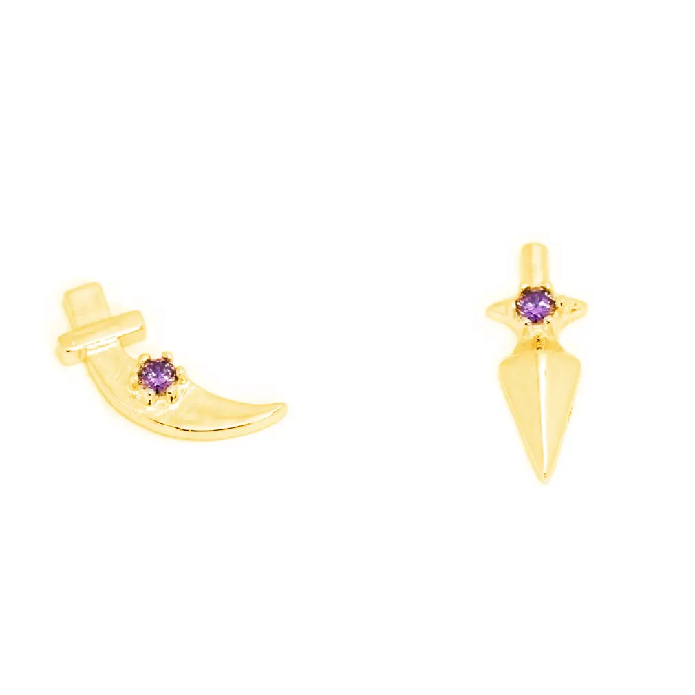 Elegant Rouge Stud Earrings for Women - Hypoallergenic Stainless Steel Earrings for Sensitive Ears | Perfect for Parties, Weddings & Everyday Wear