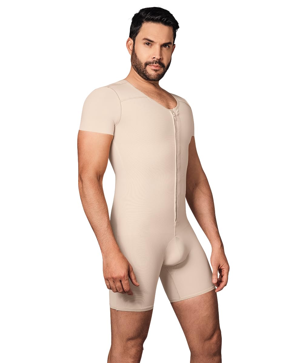 FC FORMA TU CUERPO Fat Compression Shirt for Men - Gynecomastia & Chest Compression Vest - Slimming Body Shaper for Workout, Post-Surgery & Everyday Wear