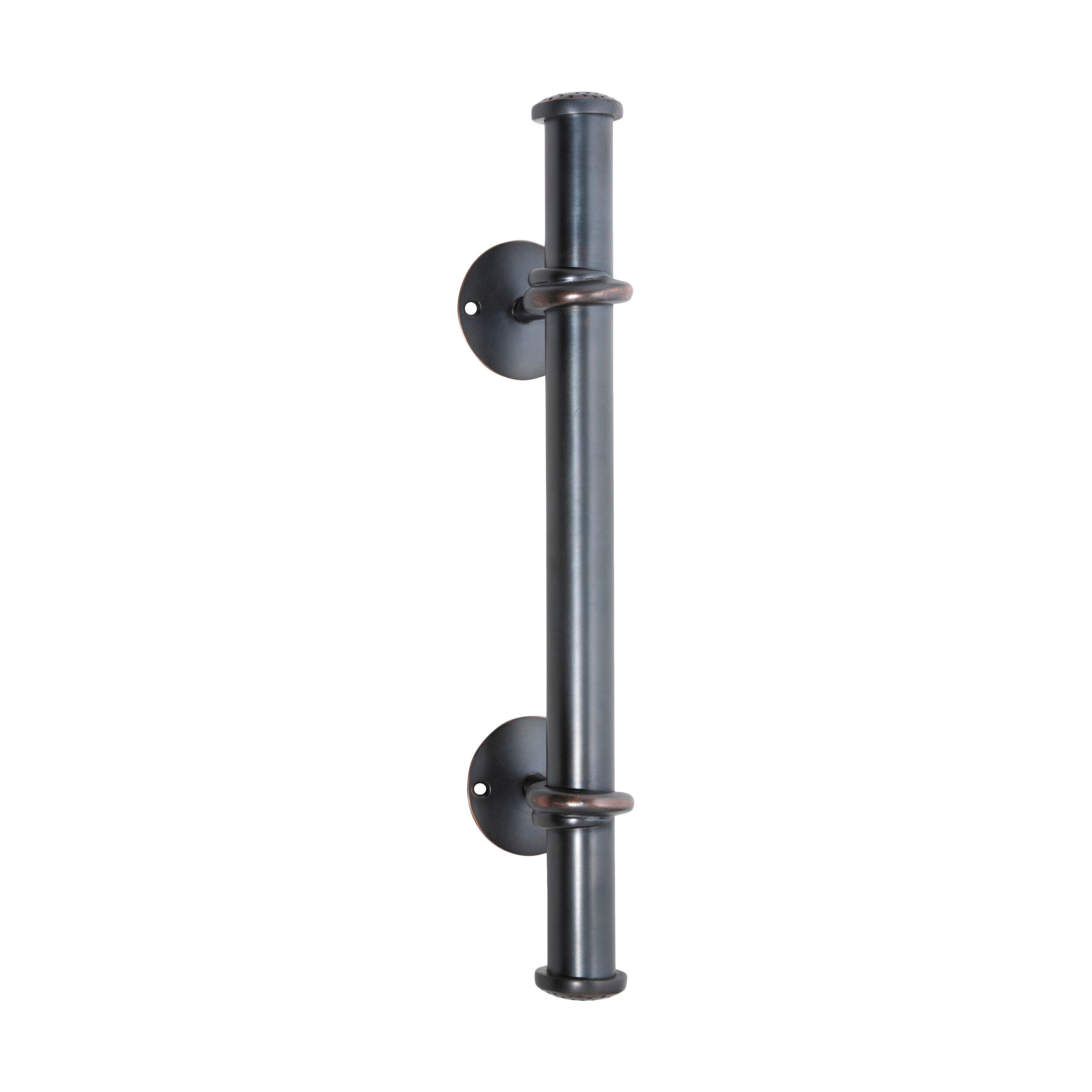 Antique Copper 2927 Pull Handle Bar - 420mm Height x 92mm Projection - Vintage Cabinet & Drawer Hardware for Kitchen, Bathroom, and Furniture Restoration
