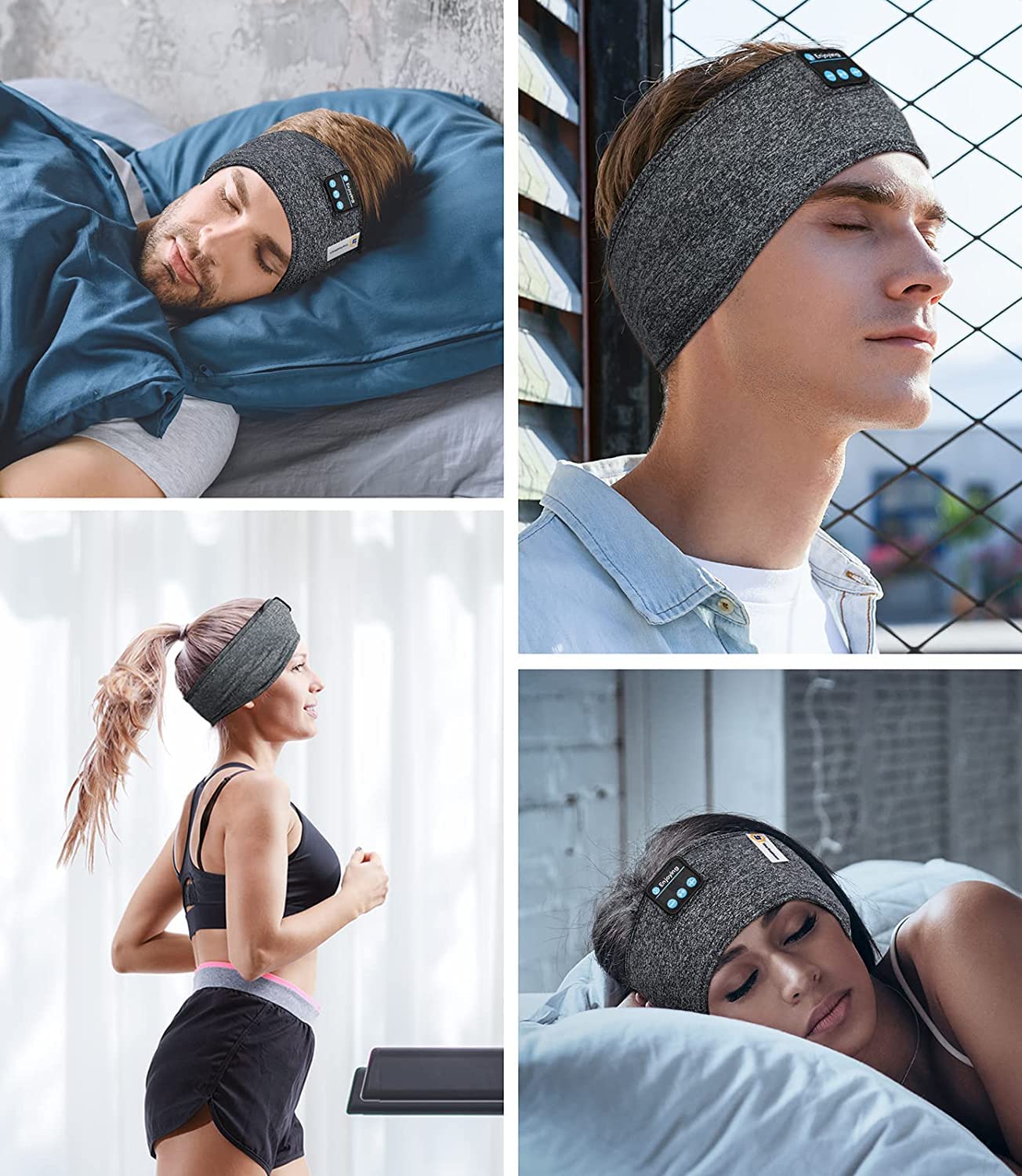 Best Cooling Pillow for Side Sleepers - Ergonomic Support for Workout, Running, Insomnia Relief, Travel & Yoga - Unique Tech Gadget Gift for Men & Women - Perfect for Home, Office & Gym Use