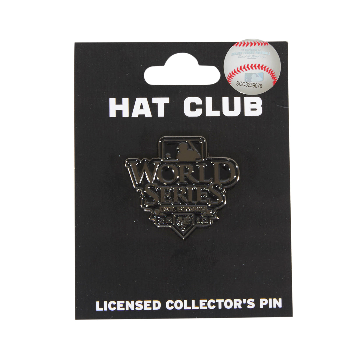 Official Hat Club 2010 World Series Pin - Black Collectible Baseball Memorabilia for Fans & Collectors | Perfect for Display, Gifts & Sports Events
