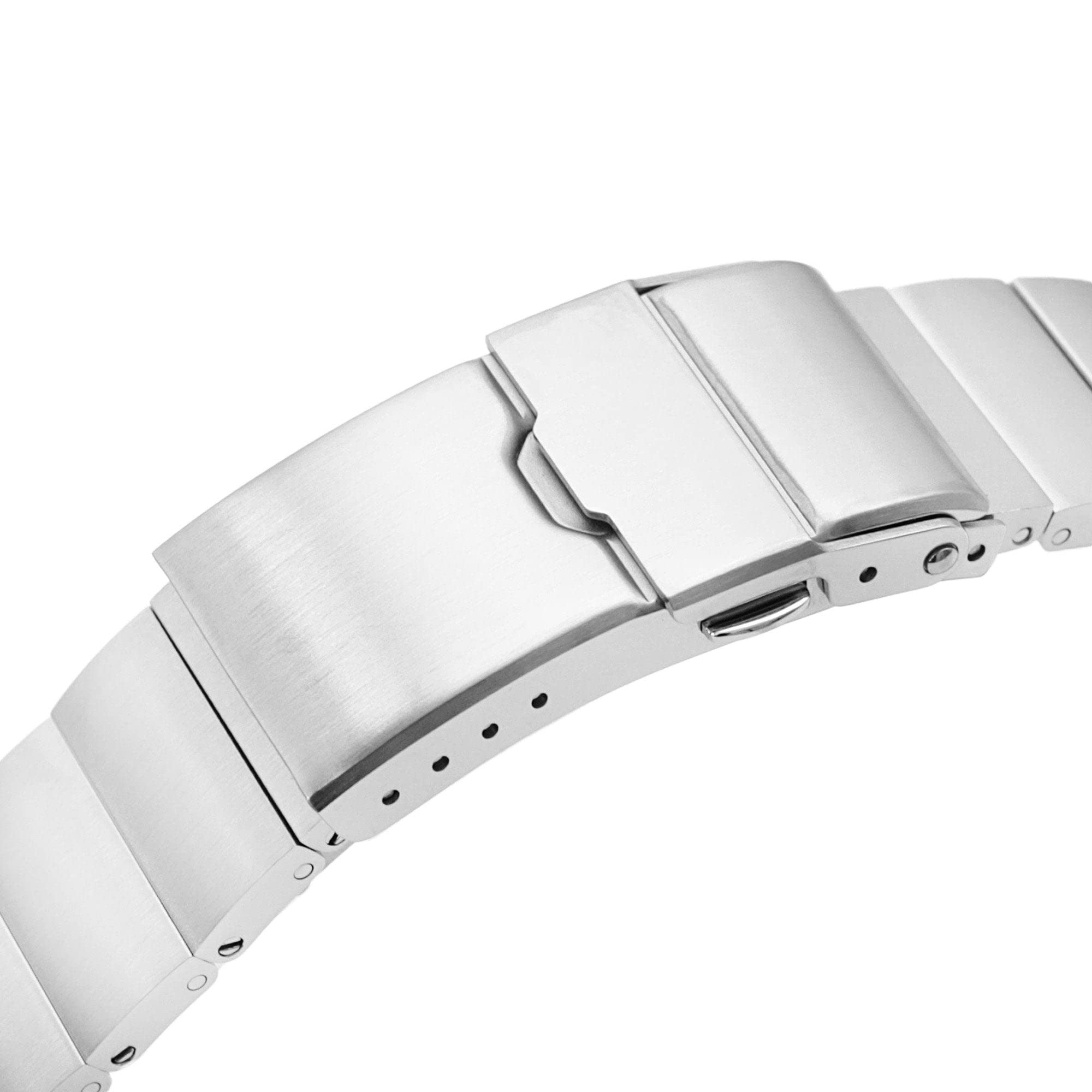 Premium MiLTAT 22mm Quick Release Metal Watch Band - RB Version II with Baton Clasp | Straight End Design for Seiko, Citizen & More | Perfect for Business, Casual & Outdoor Activities