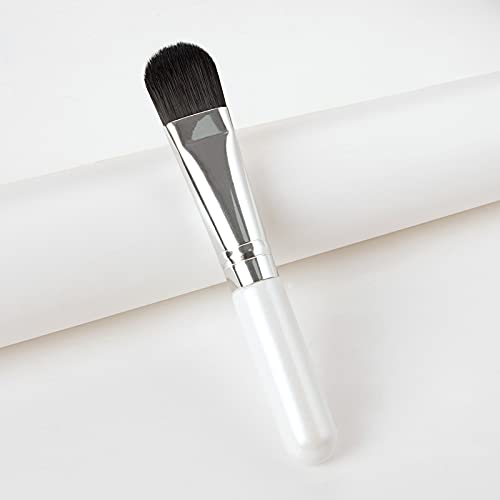 Premium Rose Gold Facial Skin Care Brush Set - Portable Wooden Mask & Makeup Brush Holder for Spa, Travel & Daily Beauty Routine