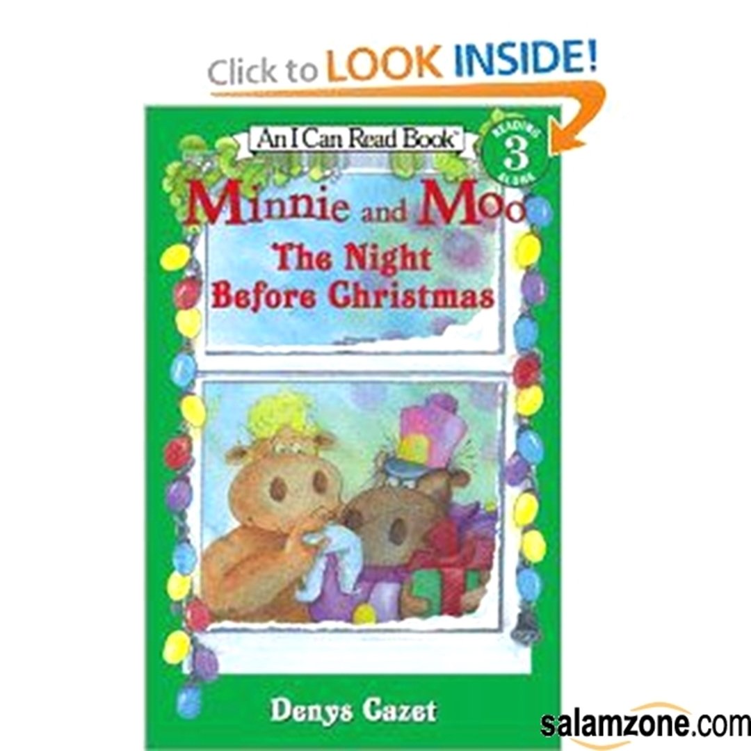 Minnie and Moo: The Night Before Christmas - I Can Read Book Level 1 for Kids | Fun Holiday Story for Early Readers & Christmas Bedtime Reading