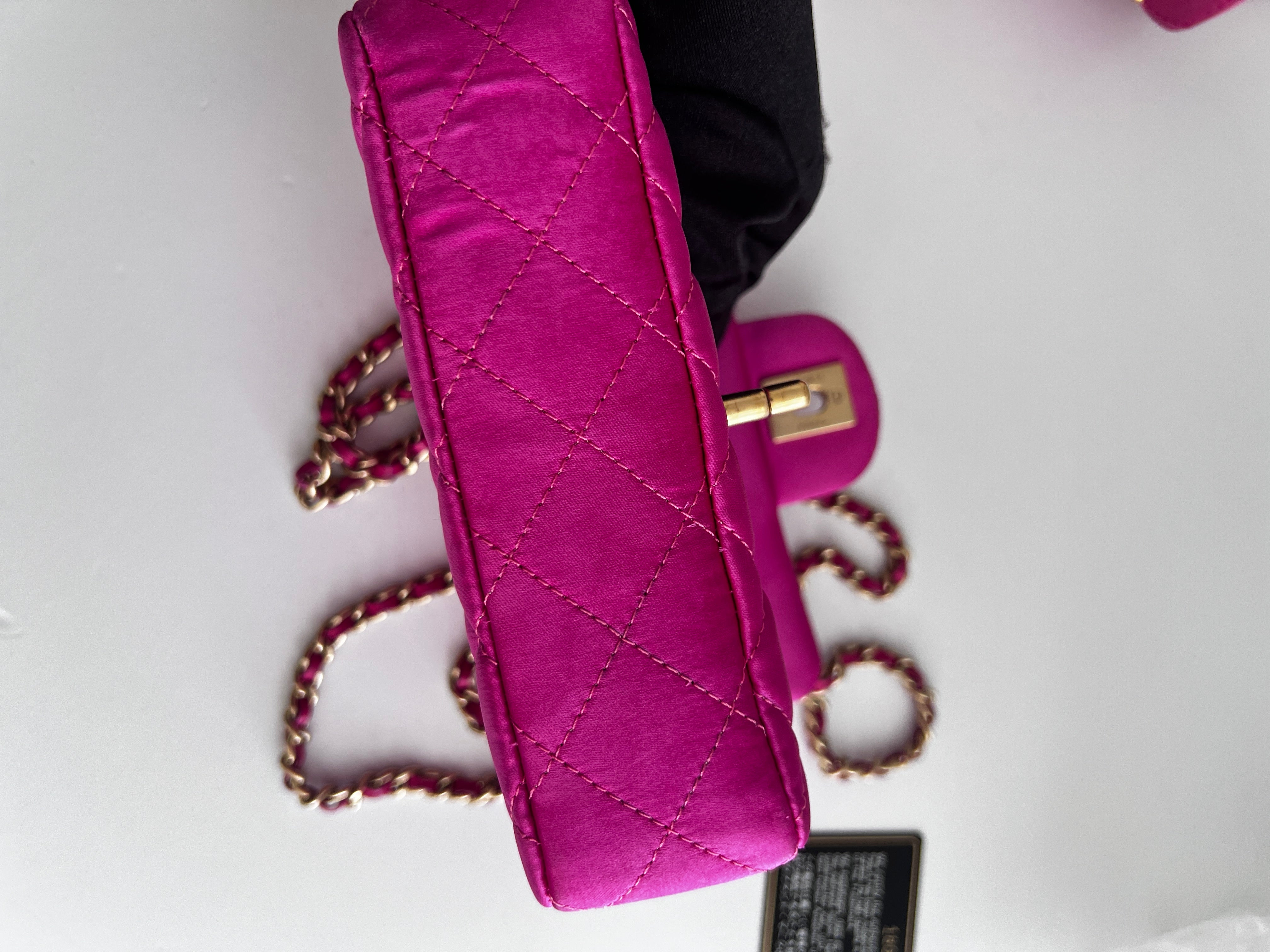 Vintage Chanel Pink Sequin Mini Flap Bag - Luxury Designer Crossbody Purse for Women, Evening Parties & Special Occasions