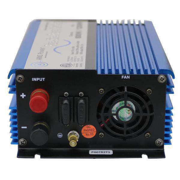 Aims Power PWRI60012120S 600W Pure Sine Wave Power Inverter with USB Port - ETL Certified for RVs, Boats & Off-Grid Power - Reliable Backup for Home & Outdoor Use