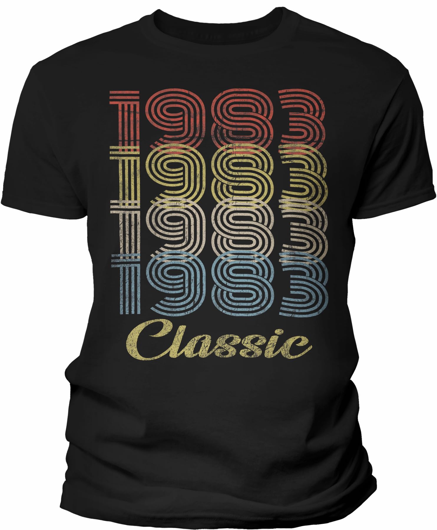 1983 Vintage 40th Birthday Tshirt for Men - Retro 40 Year Old Birthday Gift Idea - Perfect for Parties, Celebrations & Funny Gifts