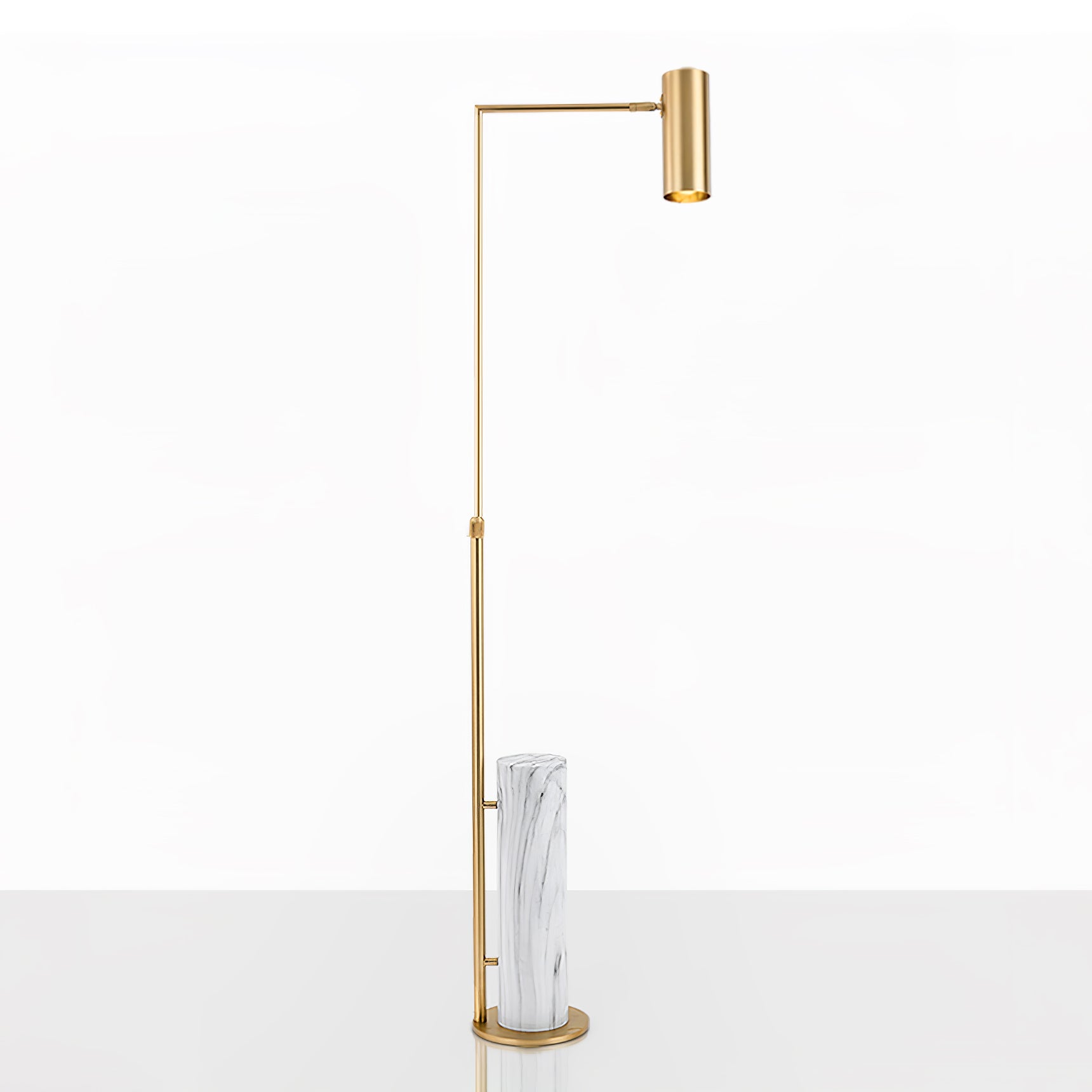 Modern Dimmable LED High Floor Lamp for Living Room - Adjustable Brightness, Tall Standing Light for Bedroom, Office & Reading Corner - Warm White to Cool Daylight (3000K-6500K)