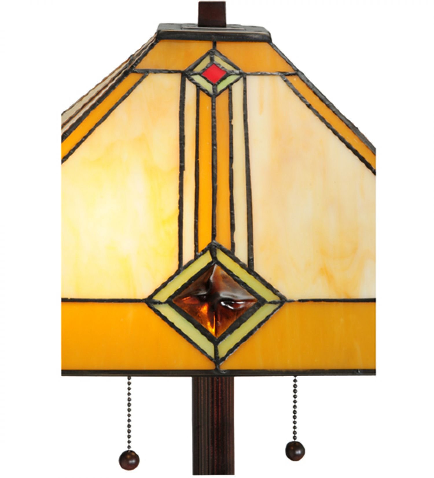 StarSun Depot 62 Inch Height Diamond Pattern Mission Style Floor Lamp with Dry Finish - Perfect for Living Room, Bedroom, or Office Lighting