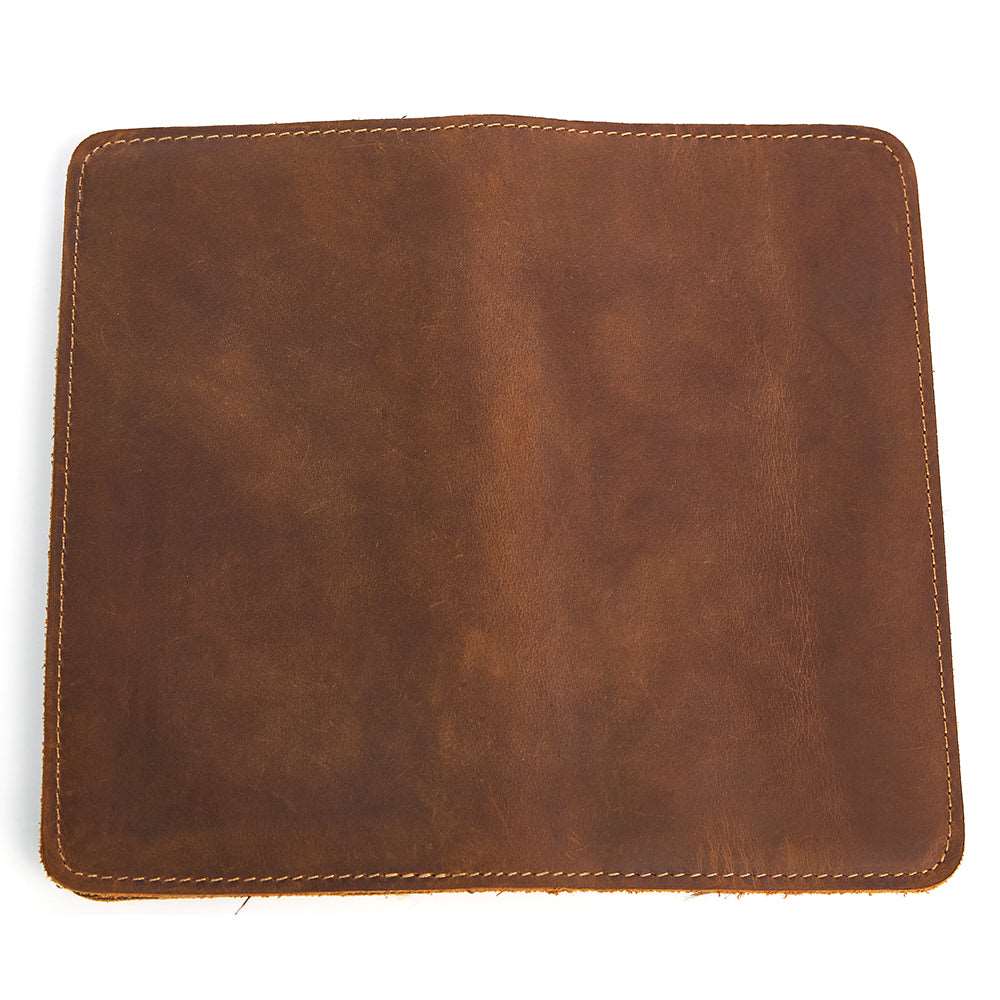Premium Genuine Leather Wallet for Men - RFID Blocking, Slim Bifold Design - Perfect for Everyday Carry, Travel & Business (Brown)