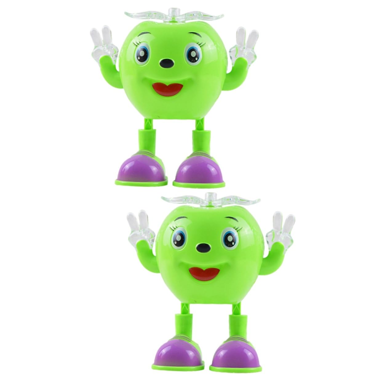 TOYANDONA 2-Pack Electric Dancing & Singing Toys for Kids - Musical Light-Up Swing Toy with 