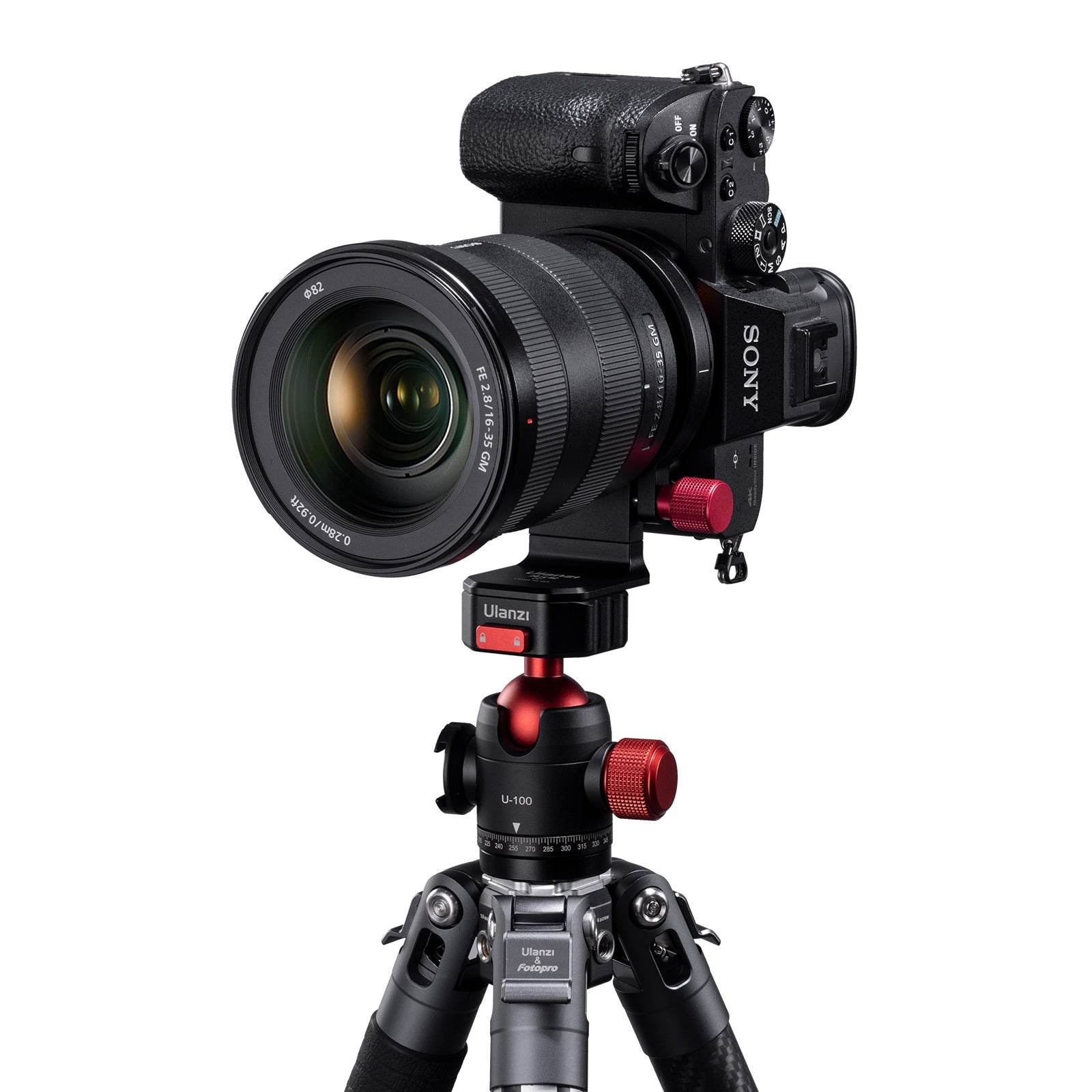 Ulanzi S63 Quick Release Rotatable Claw Mount Plate Kit - Horizontal to Vertical Camera Mount for DSLR, Mirrorless, Action Cameras | Perfect for Vlogging, Photography, and Video Shooting