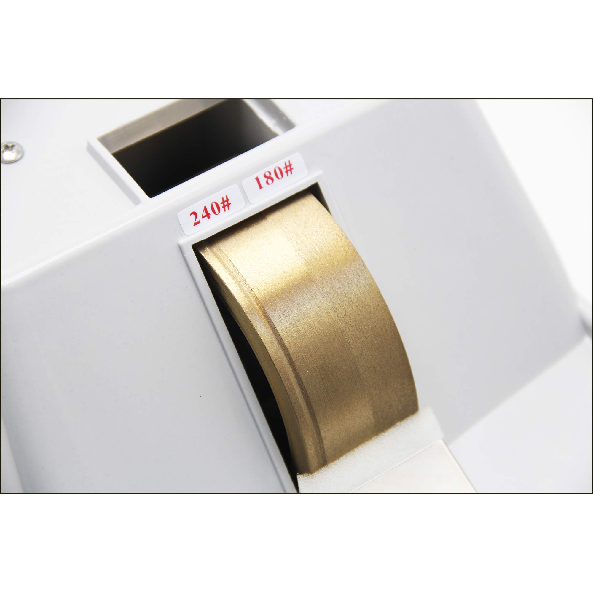 Huanyu Manual Optical Lens Edger - Hand Mill Edging Machine for Eyeglass Lens Processing - 110V Grinding & Milling Tool with Rough, Fine & V-Shape Groove - Perfect for Opticians, Jewelers & DIY Lens Crafting
