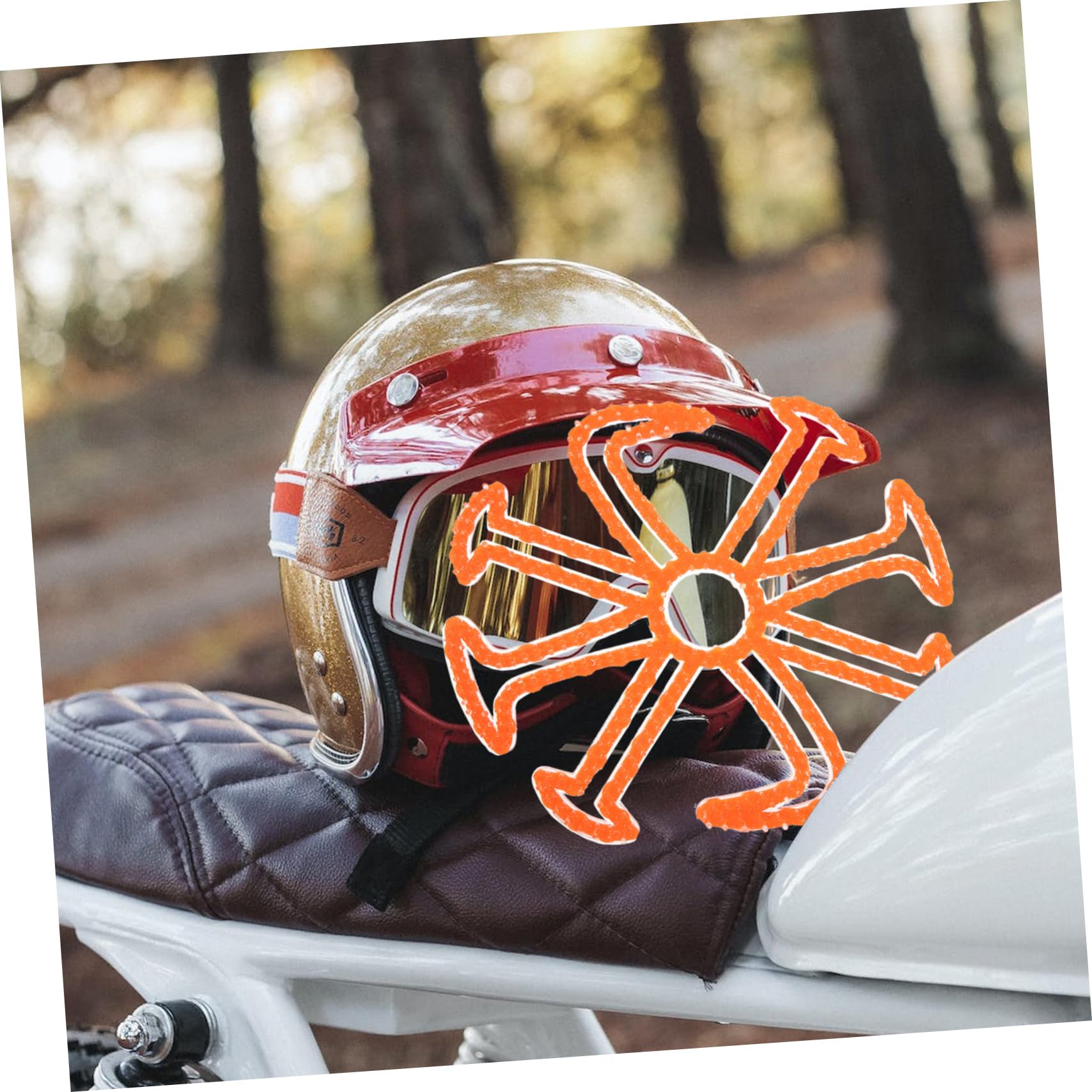 HANABASS Cycling Helmet Inner Pad - Breathable Silicone Padding for Electric Bikes, Motorcycles & Bicycles - Anti-Pressure Comfort for Long Rides - Perfect for Commuting, Road Cycling & Adventure Sports