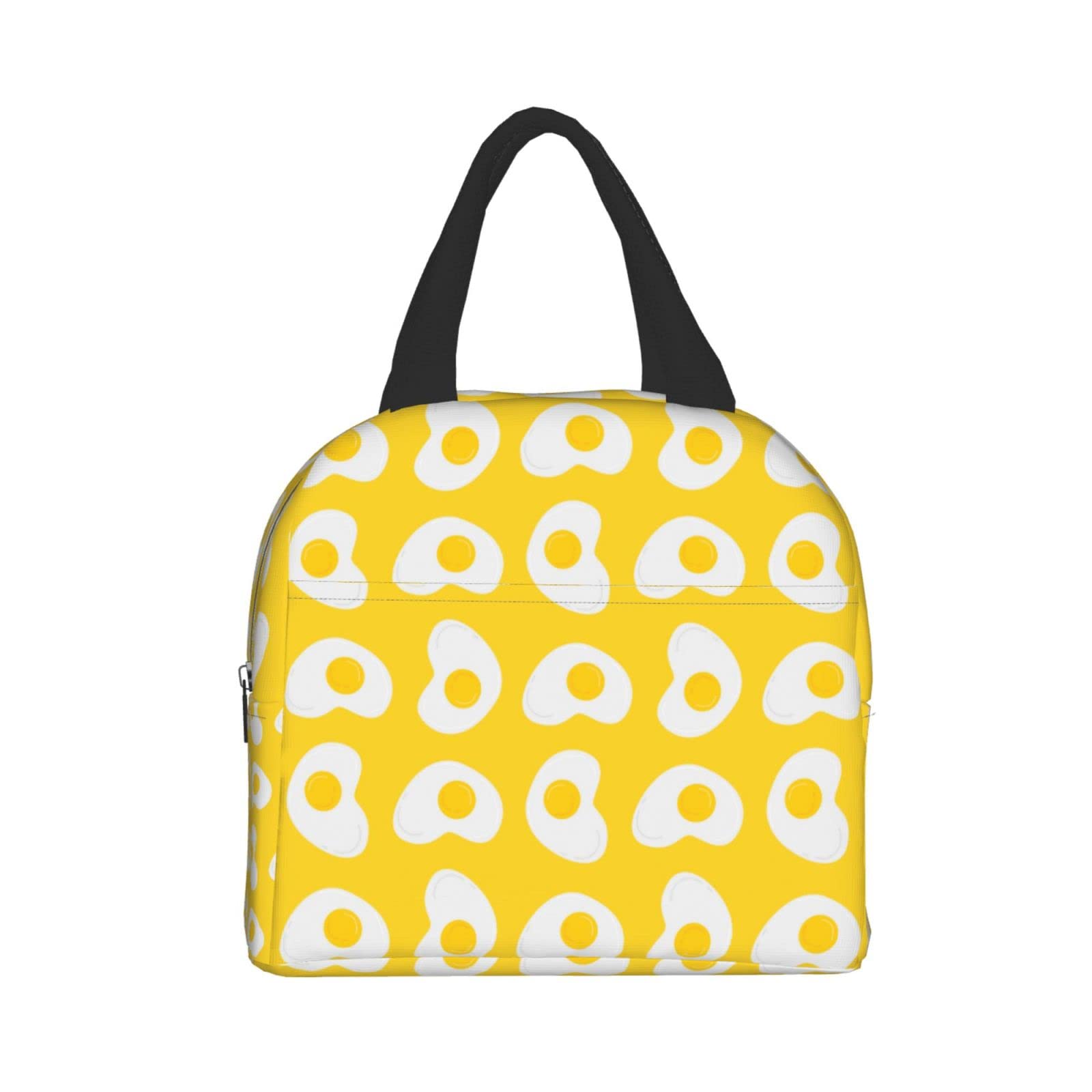 Cute Eggs Print Insulated Lunch Box - Reusable Thermal Lunch Bag for Men & Women - Portable Meal Container for Work, Travel, Picnic & Outdoor Activities