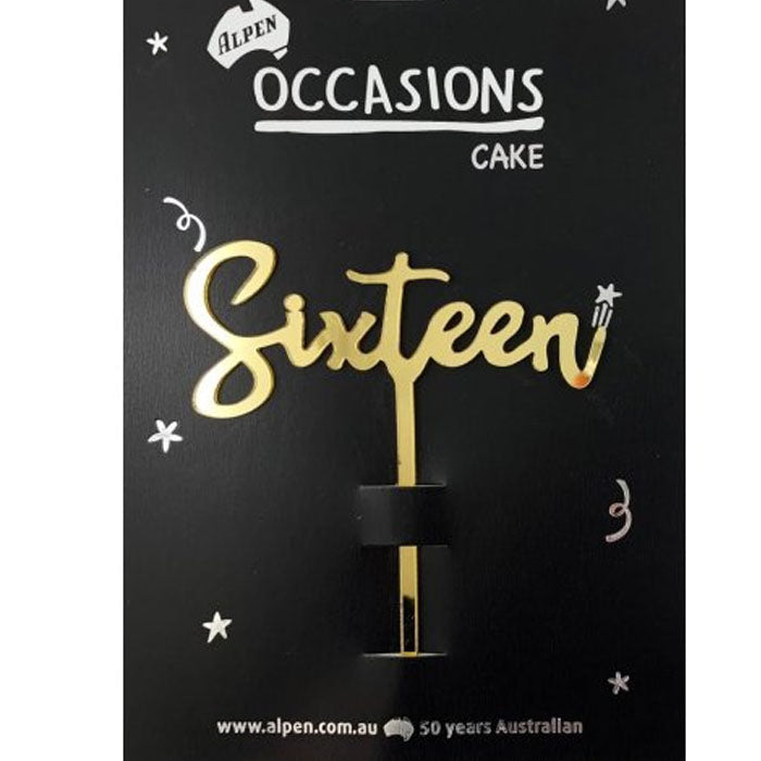 Sixteen | Gold
