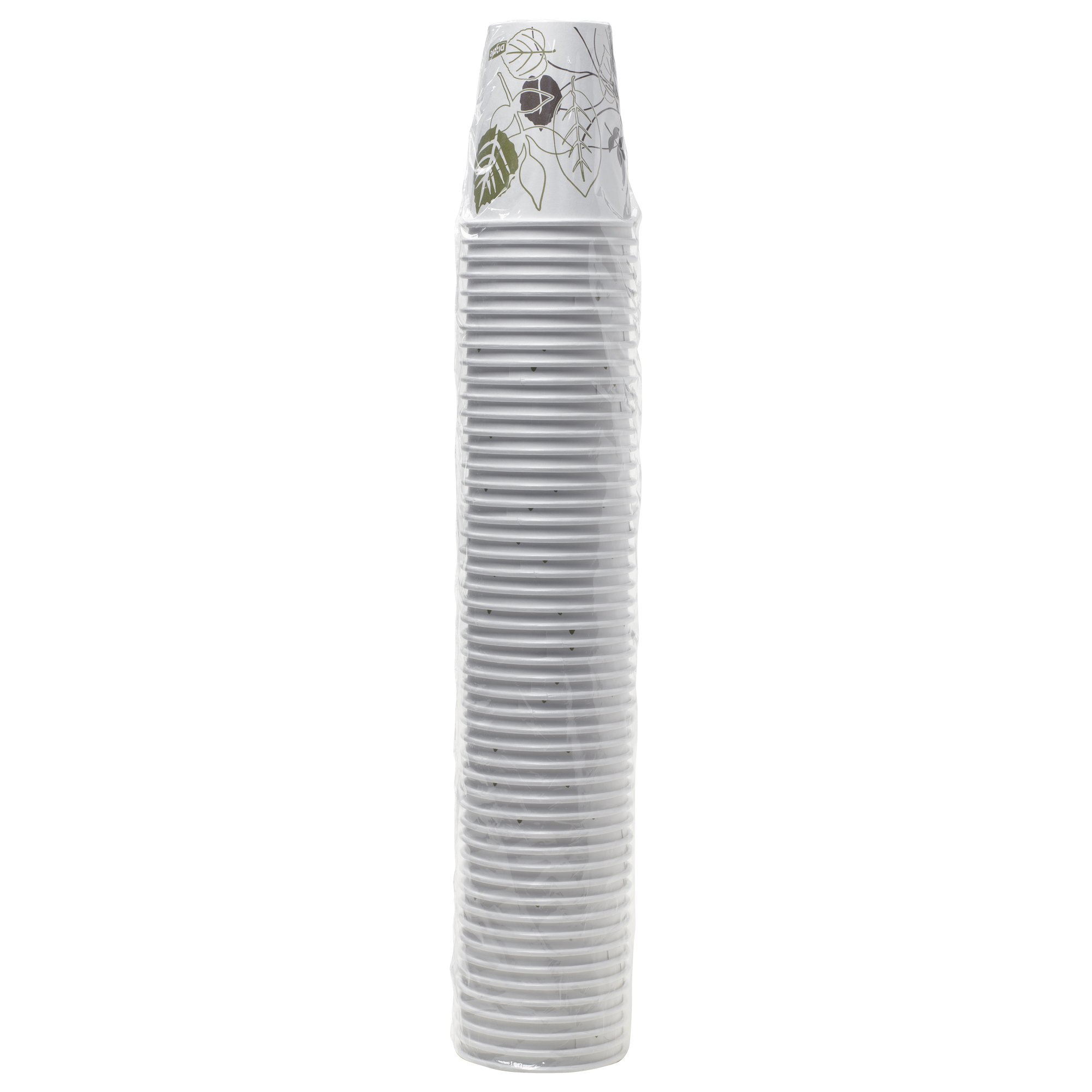 Dixie Paper Hot Coffee Cups, 10 oz (2340PATH) - 20 Sleeves with 50 Cups per Pack - Disposable Coffee Cups for Office, Cafes & Catering | Eco-Friendly Paper Coffee Cups for Hot Beverages