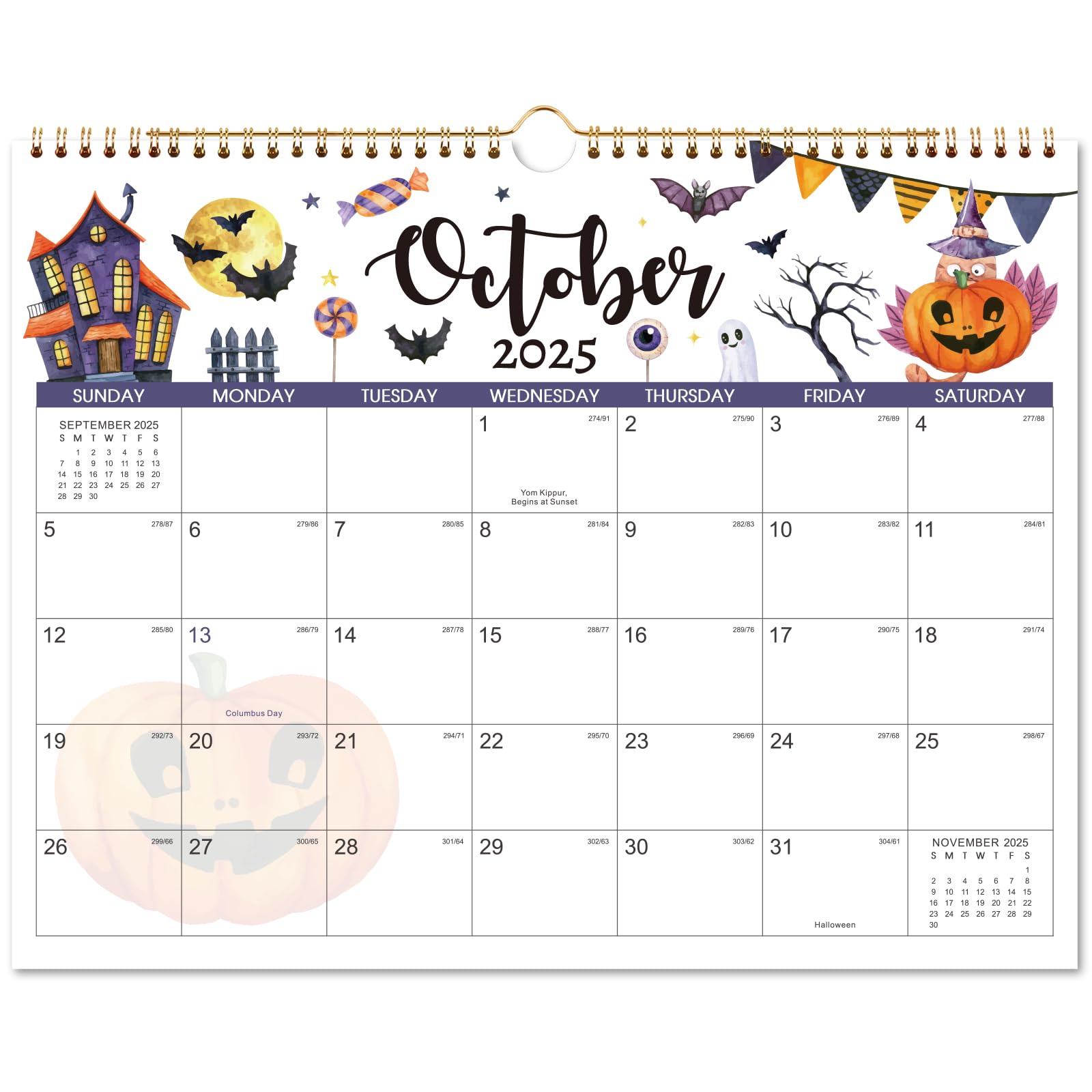 2025-2026 Wall Calendar | July 2025 - December 2026 Large 14.8
