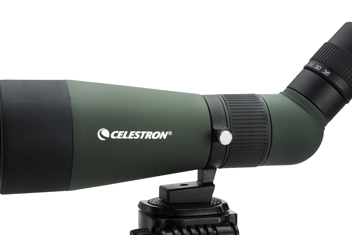LandScout 12-36x60mm Angled Zoom Spotting Scope with Tripod & Phone Adapter - Compact for Bird Watching, Hunting, Target Shooting & Outdoor Adventures