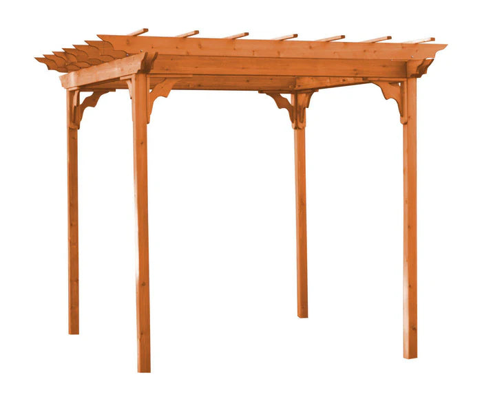 Regallion Outdoor Wooden Pergola Kit with Swing Hangers - 6x8, 8x8 & 8x10 Sizes - Perfect for Backyard, Garden, Patio & Deck Shade Structure