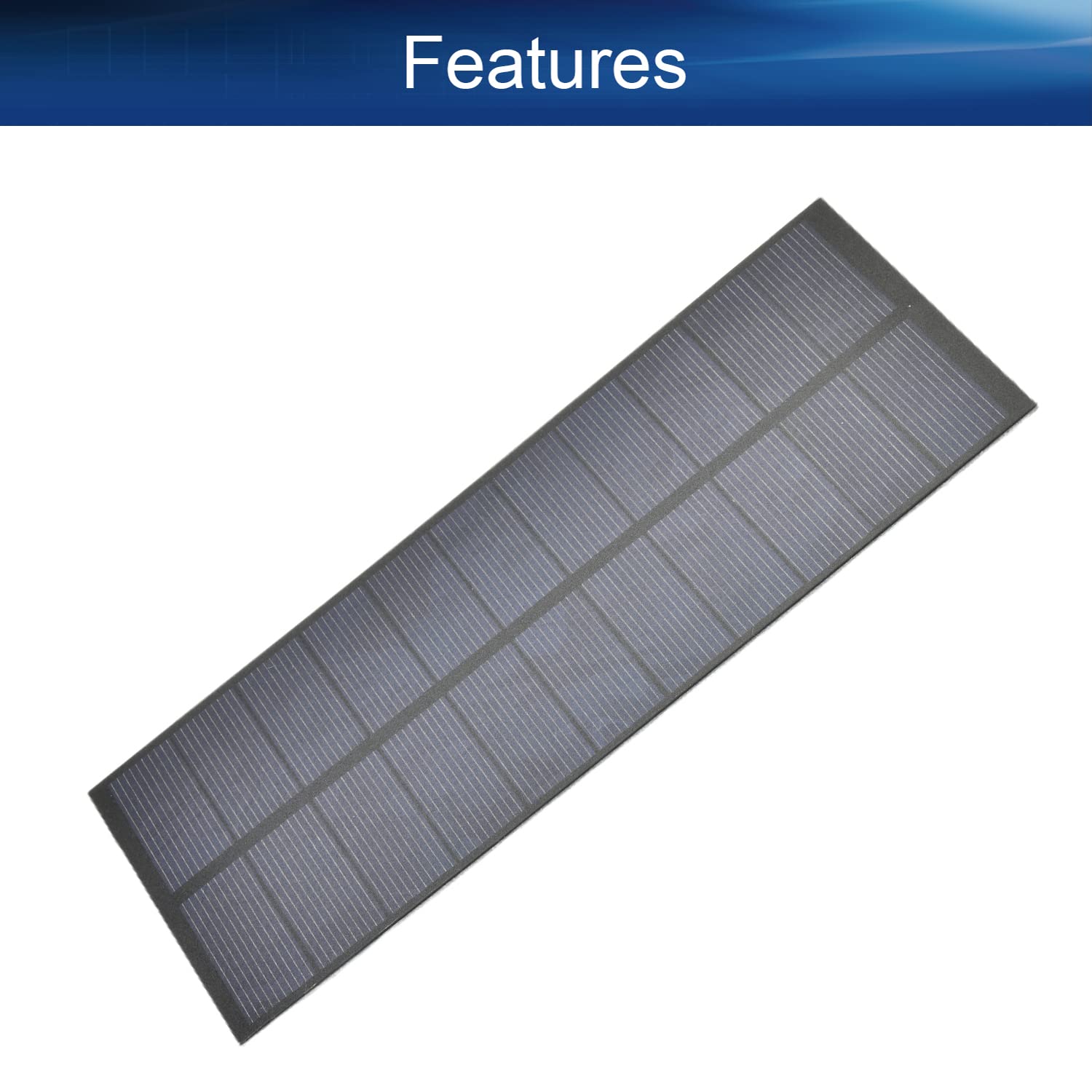 Bettomshin 5.5V 2.2W Mini Solar Panel - Polycrystalline Solar Cell for DIY Solar System, Light Electric Toys, and Solar Battery Charger (7.4